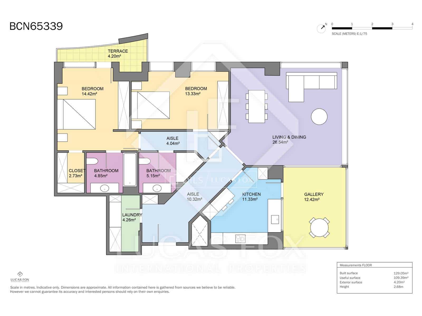 Apartamento de 2 habitaciones en Barcelona ciudad en venta con piscina garaje - 1.100.000 € (Ref: 9517964)