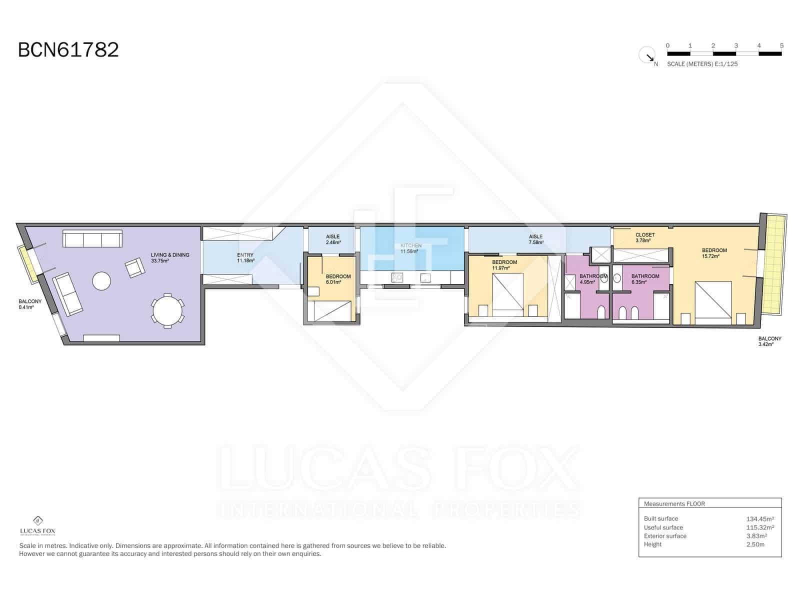 3 quarto Apartamento para venda em Barcelona cidade - 595 000 € (Ref: 9523575)