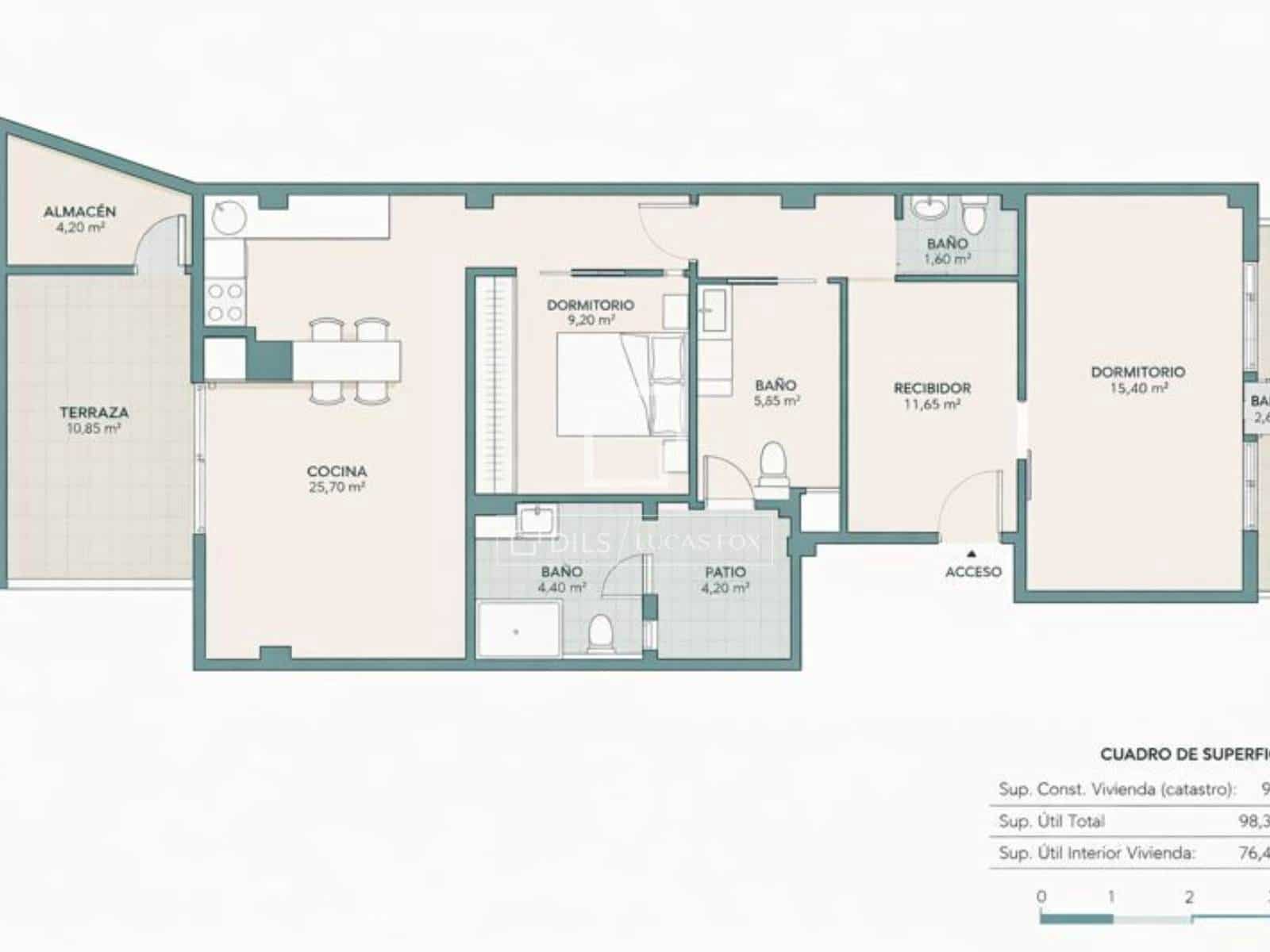 2 slaapkamer Appartement te koop in Valencia stad - € 549.000 (Ref: 9528492)