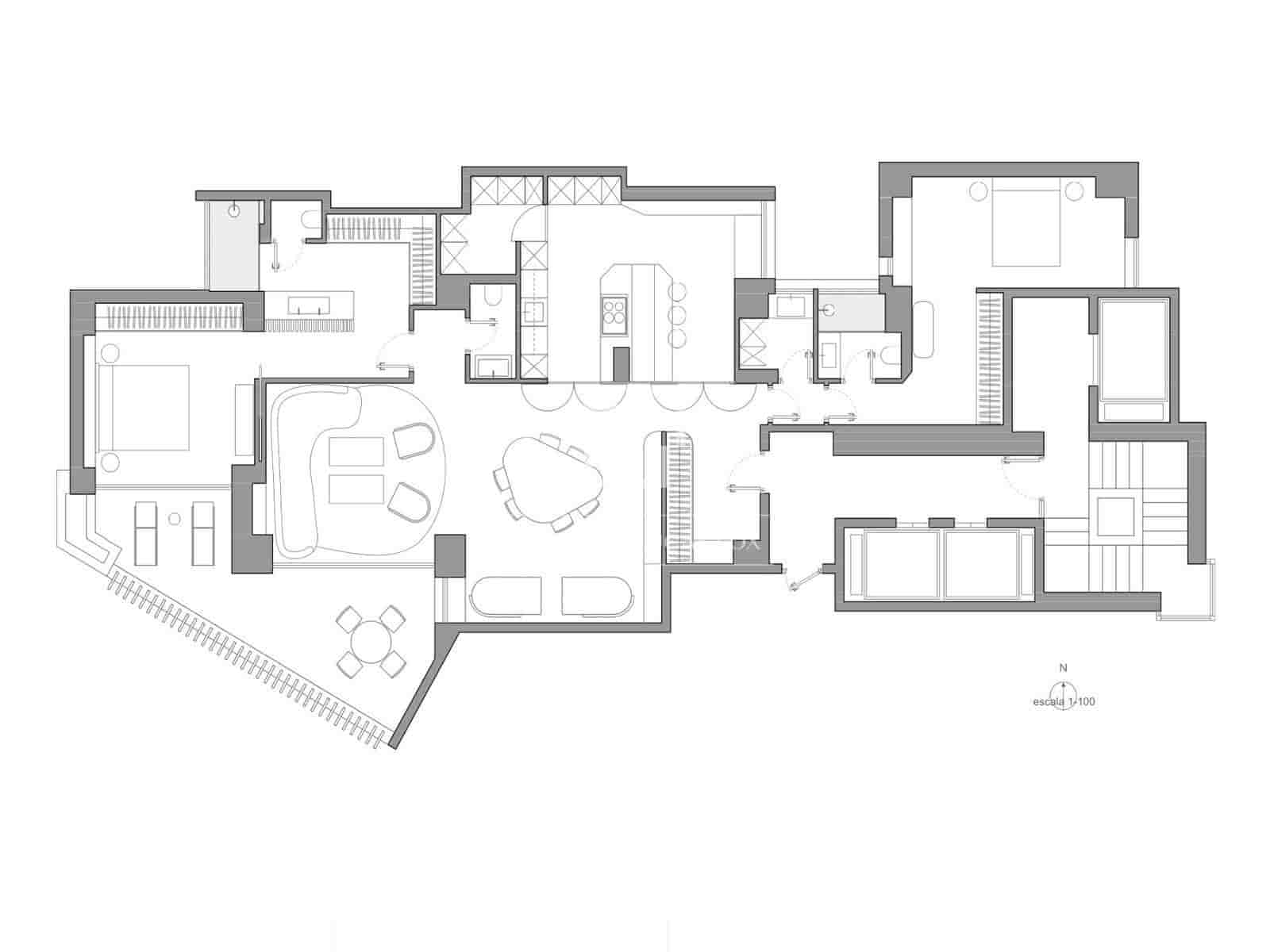 2 slaapkamer Appartement te koop in Madrid stad met garage - € 4.000.000 (Ref: 9532618)