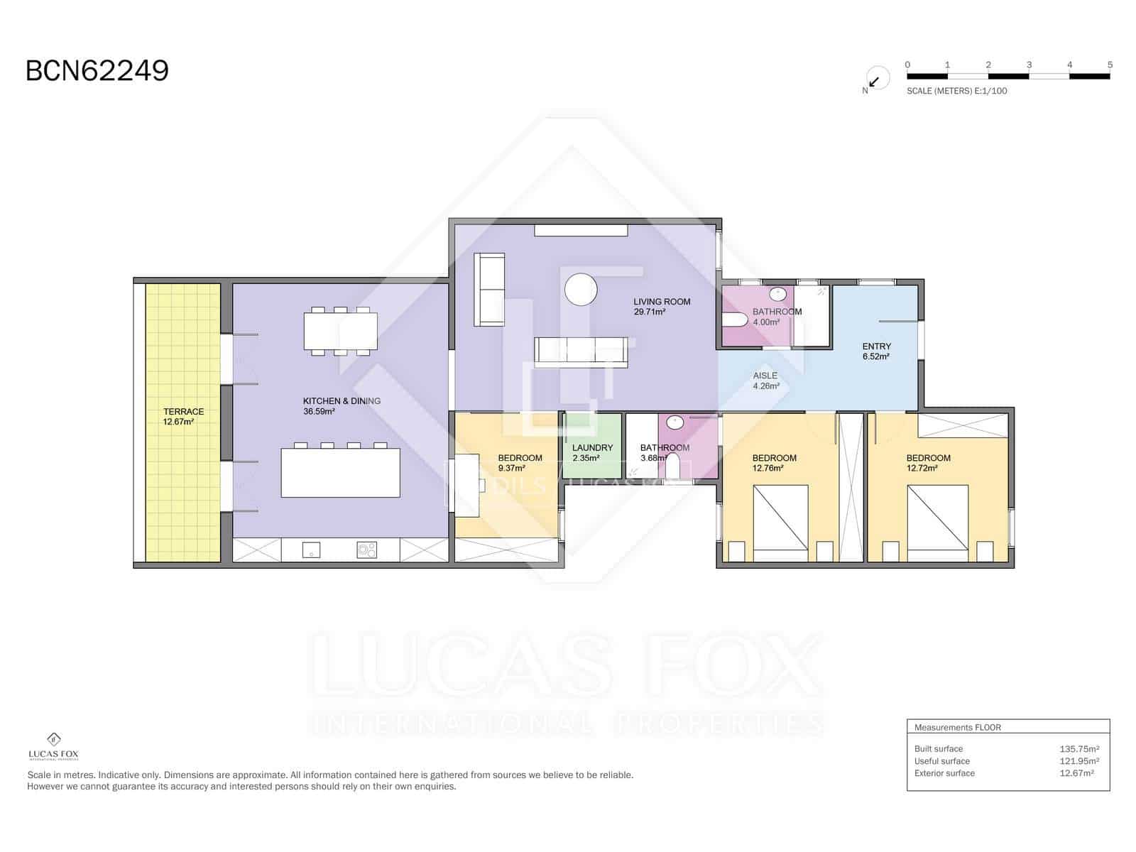 3 quarto Apartamento para venda em Barcelona cidade - 1 250 000 € (Ref: 9532812)