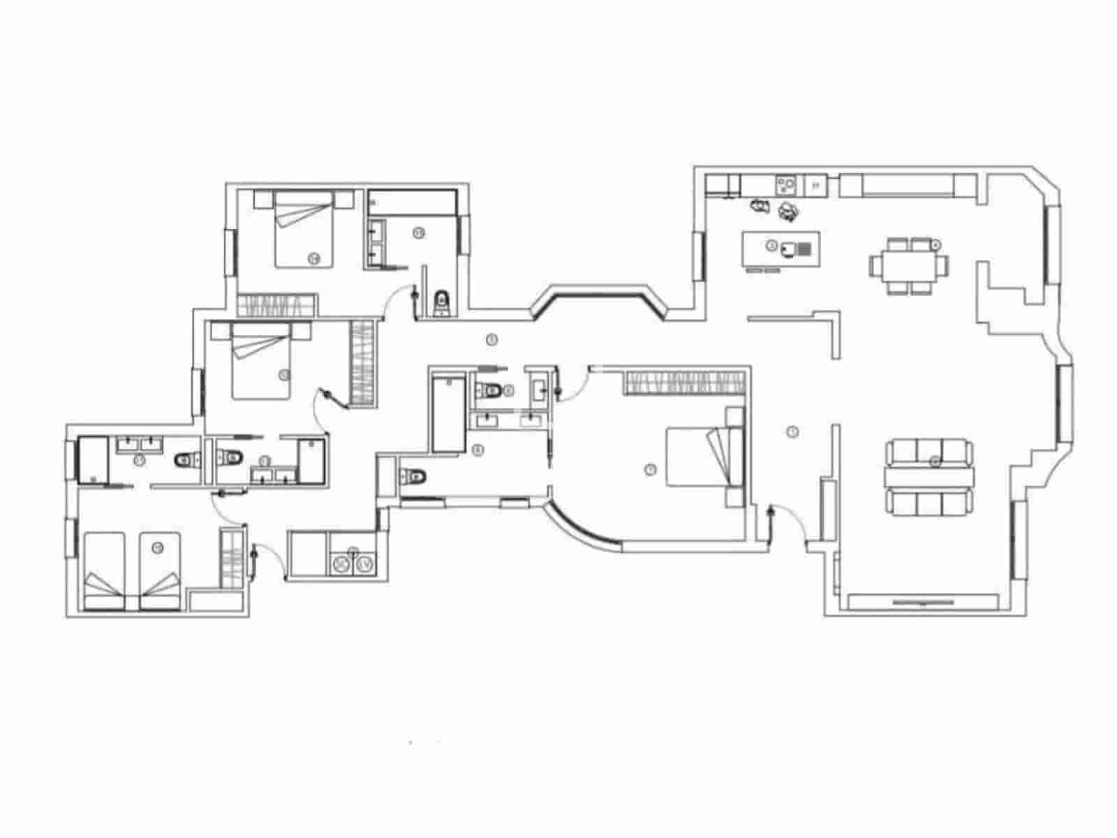 4 chambre Appartement à vendre à Madrid ville avec garage - 4 500 000 € (Ref: 9532813)