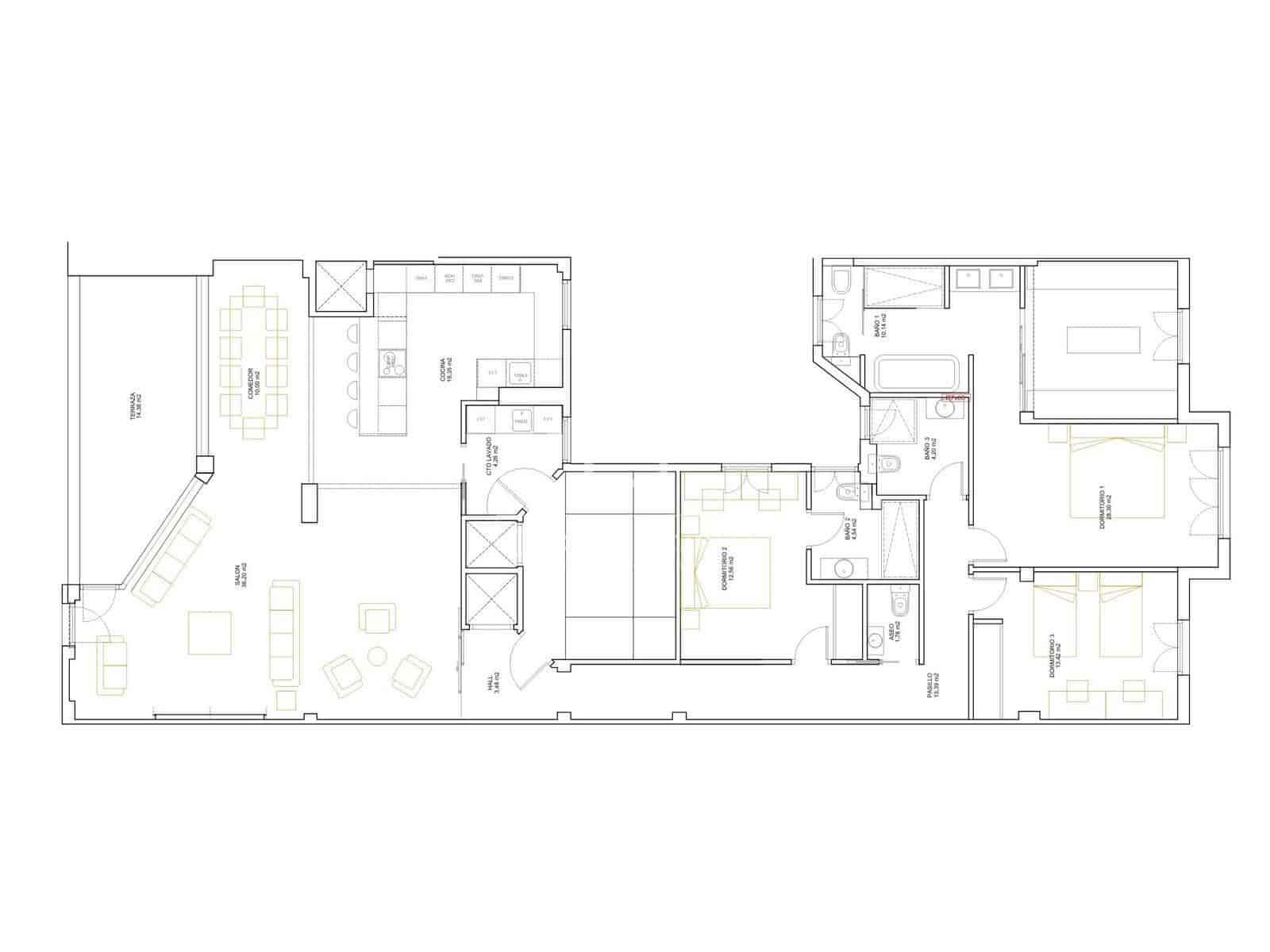 3 Zimmer Apartment zu verkaufen in Madrid Stadt - 4.500.000 € (Ref: 9534605)