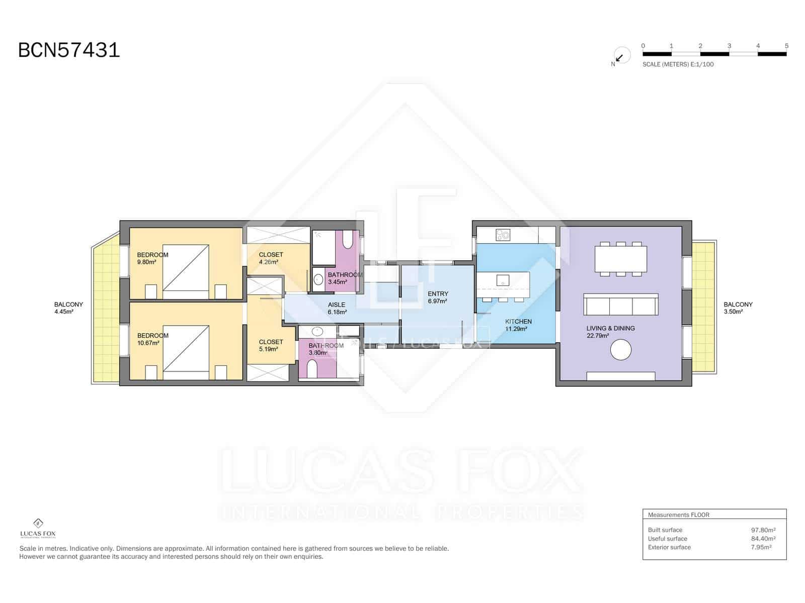 2 camera da letto Appartamento in vendita in Barcelona citta - 835.000 € (Rif: 9538817)