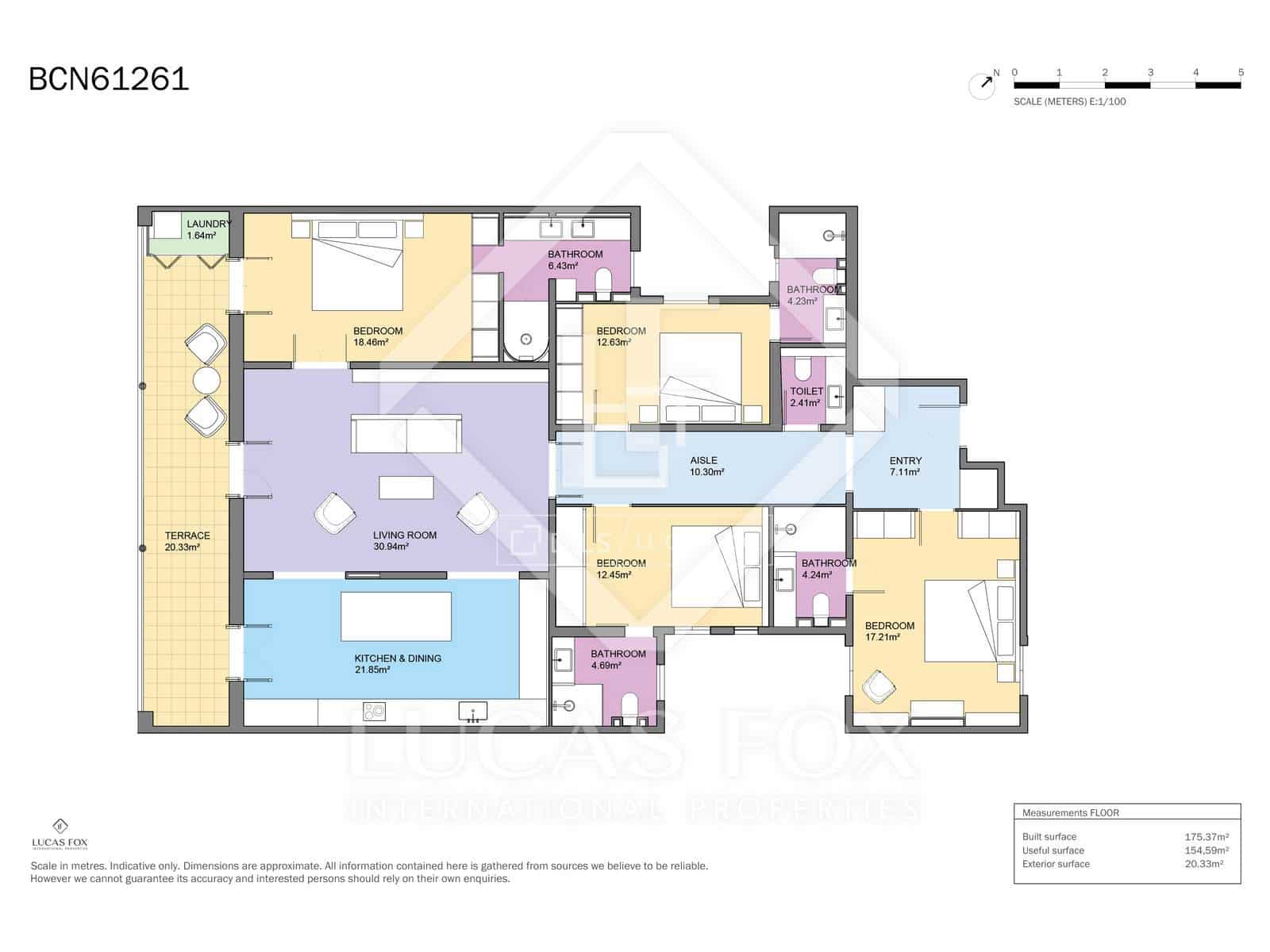 4 camera da letto Appartamento in vendita in Barcelona citta - 2.250.000 € (Rif: 9539522)