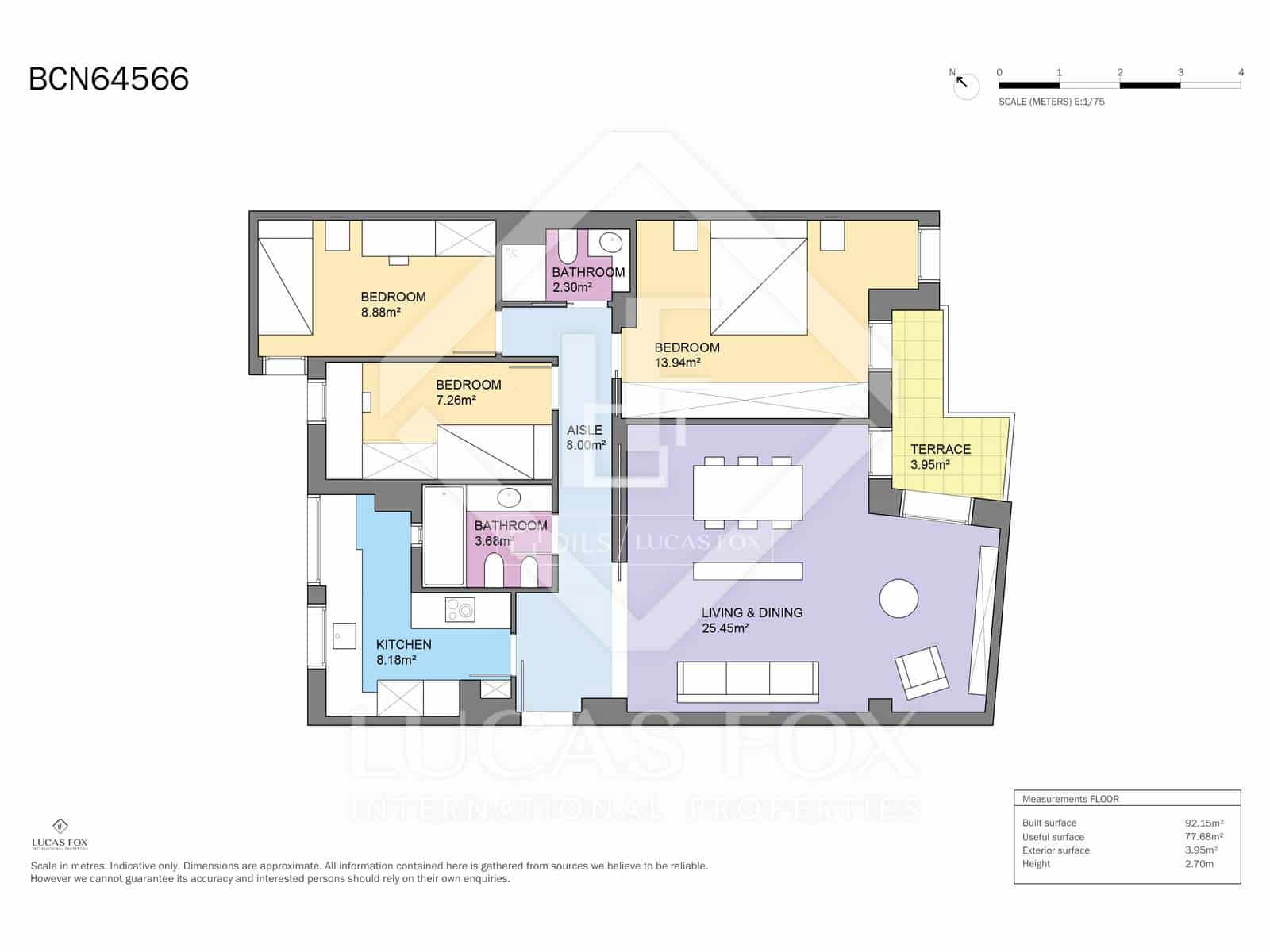 3 quarto Apartamento para venda em Barcelona cidade com piscina - 628 000 € (Ref: 9539731)