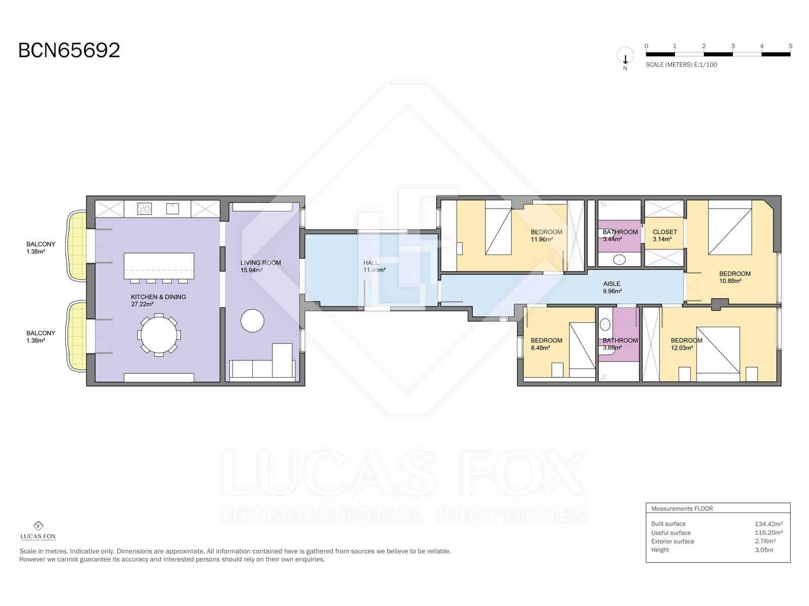 4 makuuhuone Huoneisto myytävänä paikassa Barcelona kaupunki - 945 000 € (Ref: 9539733)