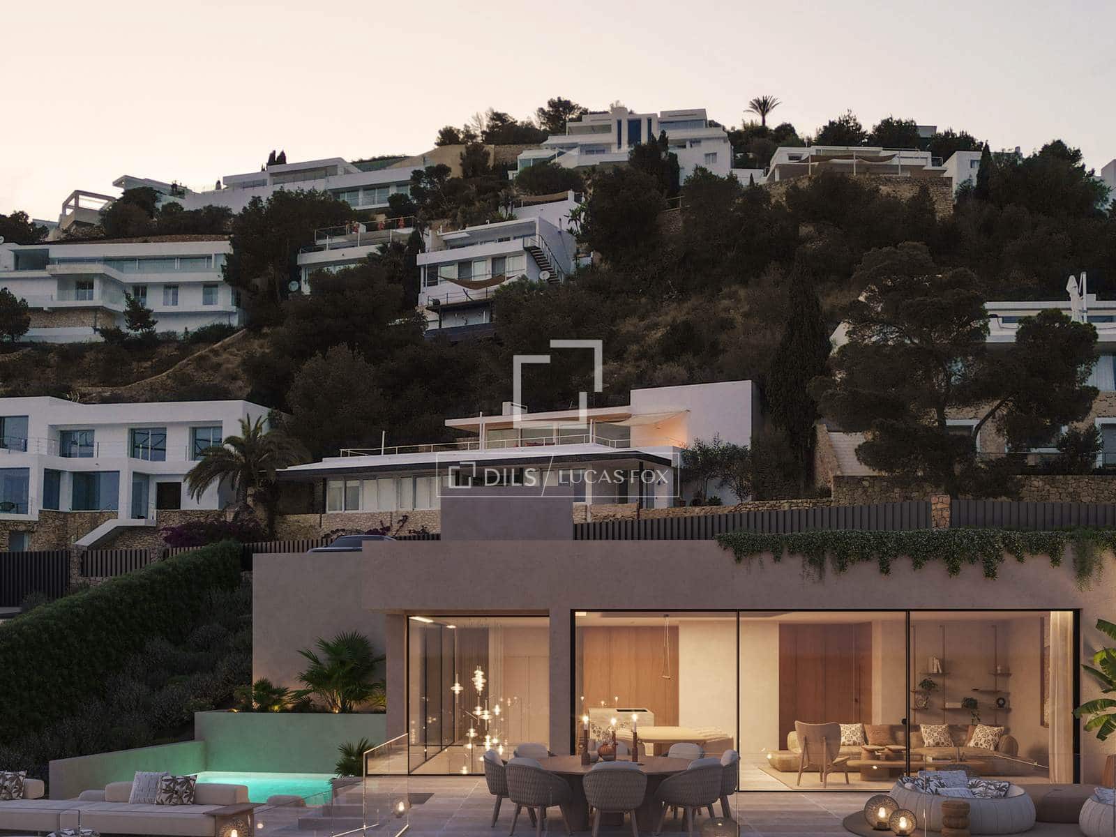 4 makuuhuone Huvila myytävänä paikassa Ibiza kaupunki mukana uima-altaan 
autotalli - 6 900 000 € (Ref: 9541982)