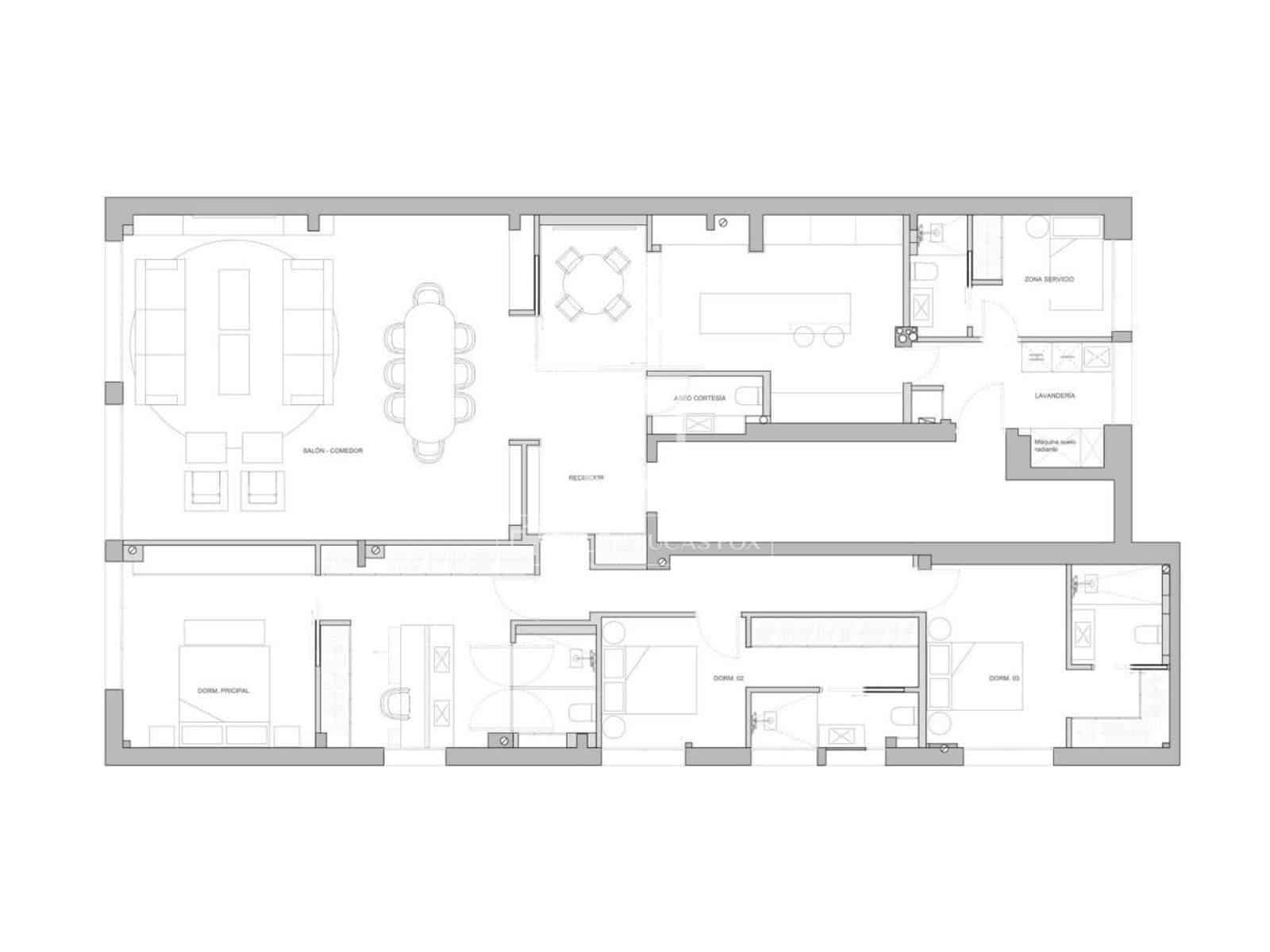 Apartamento de 3 habitaciones en Madrid ciudad en venta con garaje - 3.700.000 € (Ref: 9542469)