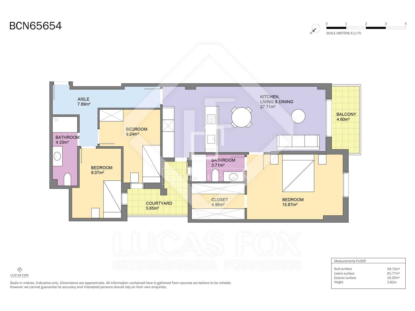 3 makuuhuone Huoneisto myytävänä paikassa Barcelona kaupunki mukana 
autotalli - 620 000 € (Ref: 9542472)