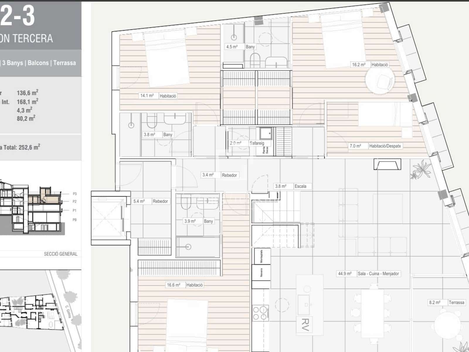4 chambre Appartement à vendre à Sant Cugat del Valles avec garage - 1 880 000 € (Ref: 9542618)