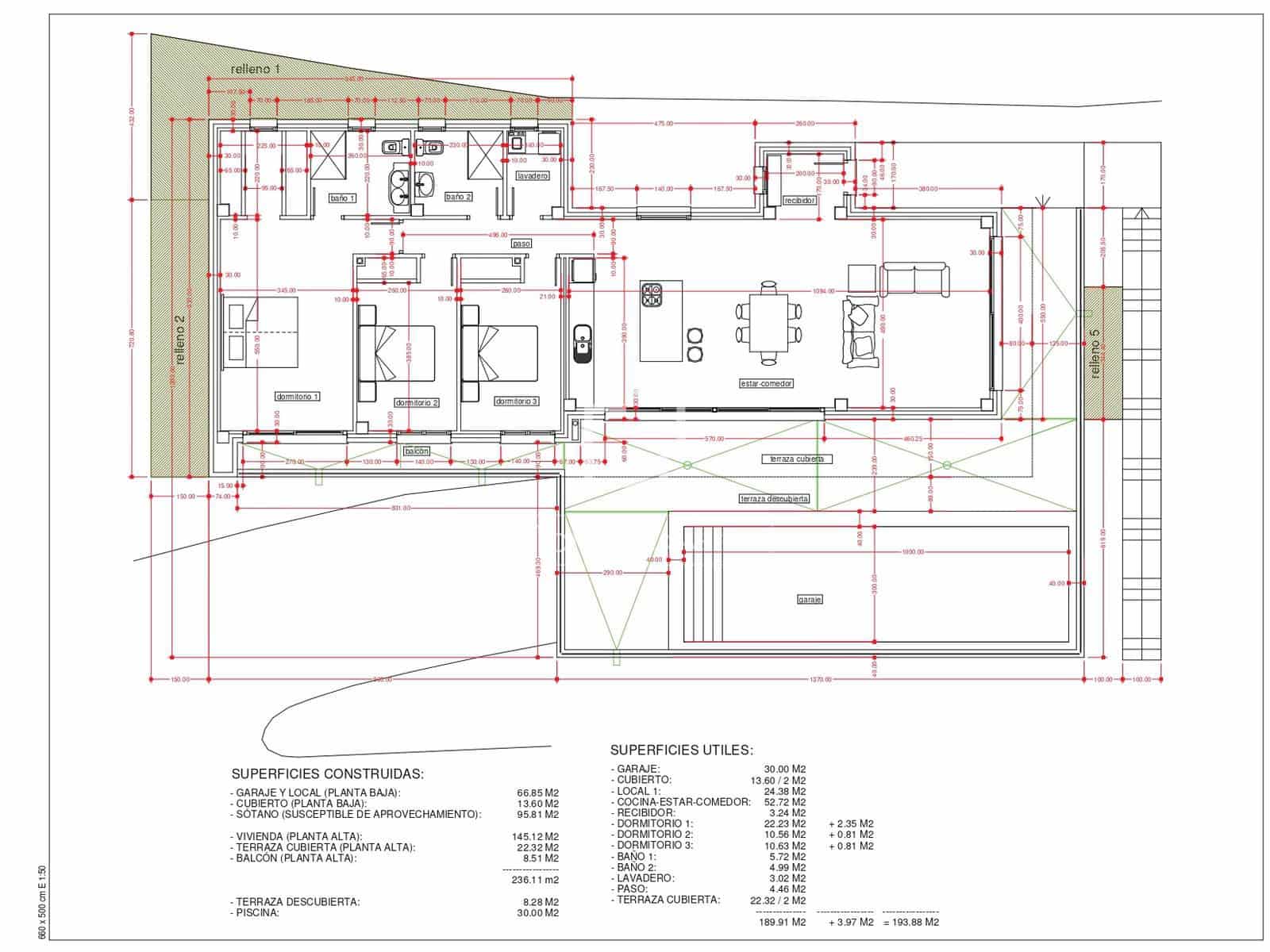 Chalet de 3 habitaciones en Pedreguer en venta con piscina garaje - 728.000 € (Ref: 9552535)
