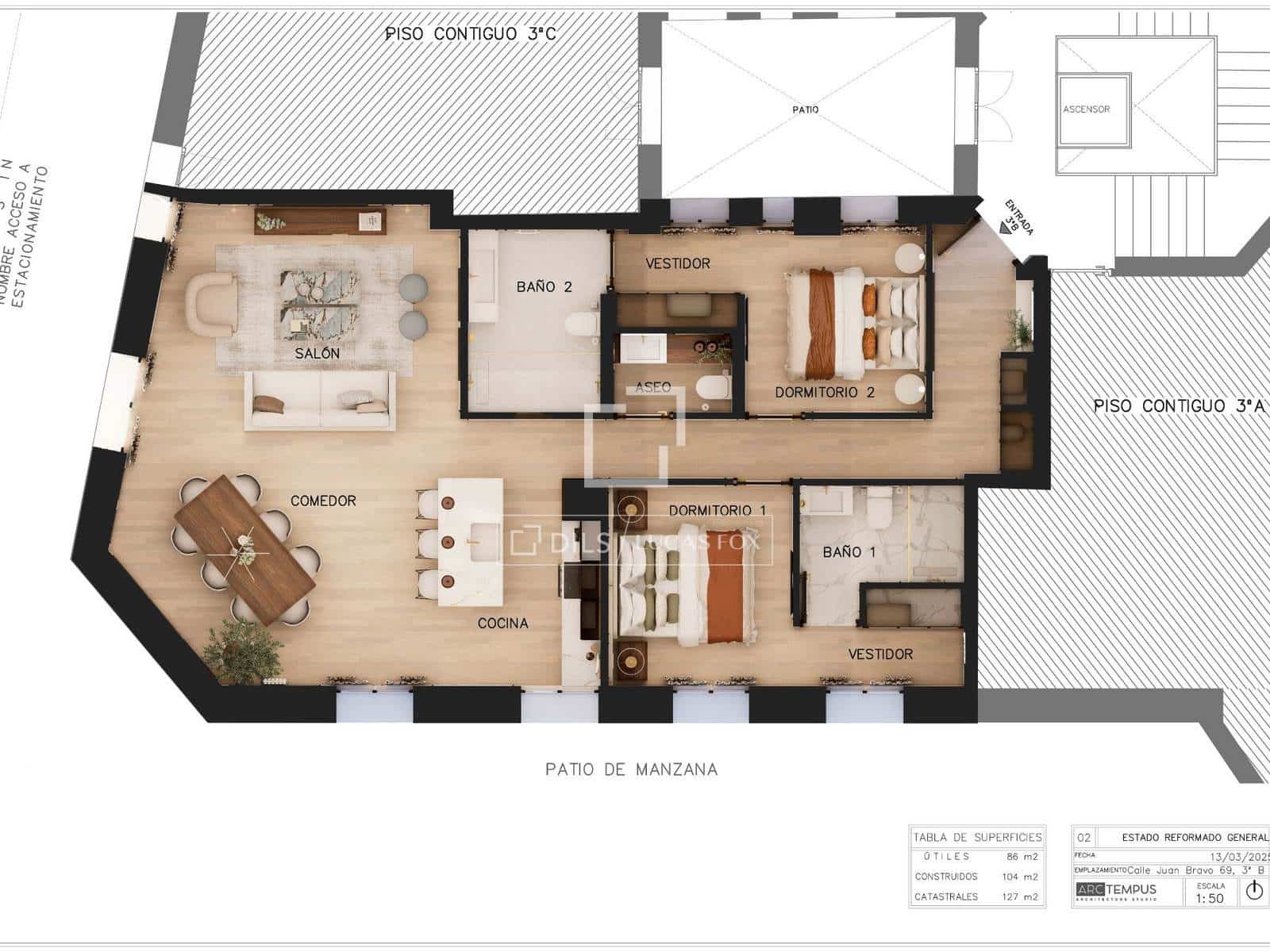 2 slaapkamer Appartement te koop in Madrid stad - € 1.609.000 (Ref: 9553125)