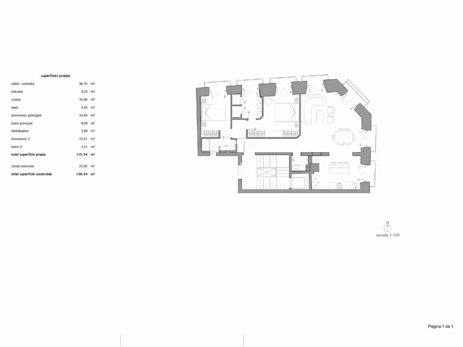 2 makuuhuone Huoneisto myytävänä paikassa Madrid kaupunki - 1 995 000 € (Ref: 9553127)
