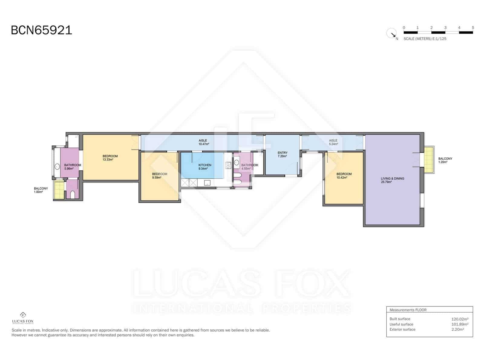3 camera da letto Appartamento in vendita in Barcelona citta - 890.000 € (Rif: 9565495)