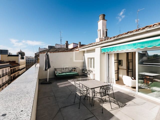 2 sovrum Takvåning att hyra i Recoletos, Madrid stad - 5 500 € (Ref: 9566424)