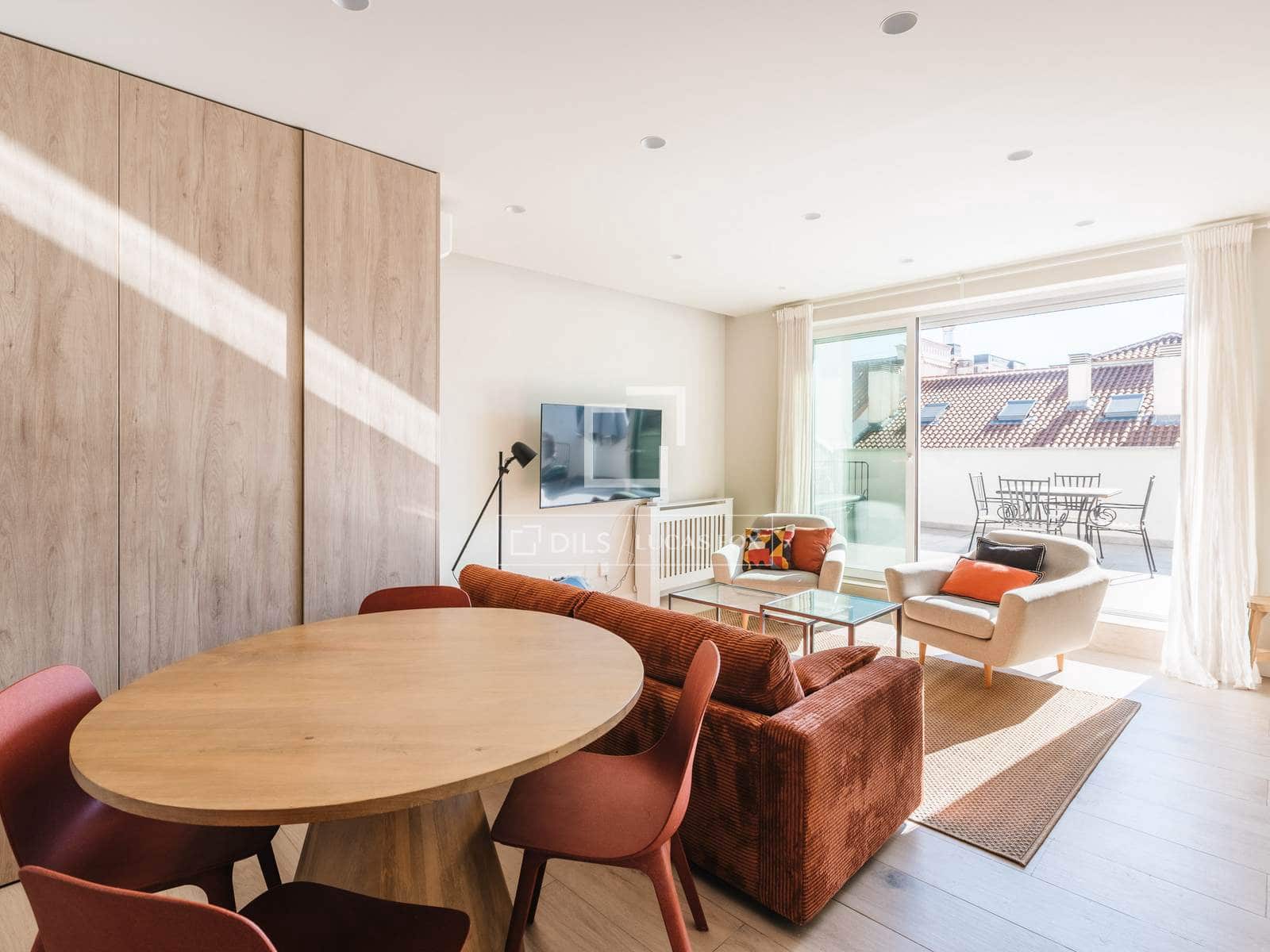 2 bedroom Penthouse for rent in Madrid city - € 4,900 (Ref: 9566424)