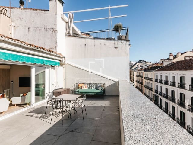 2 sovrum Takvåning att hyra i Recoletos, Madrid stad - 5 500 € (Ref: 9566424)