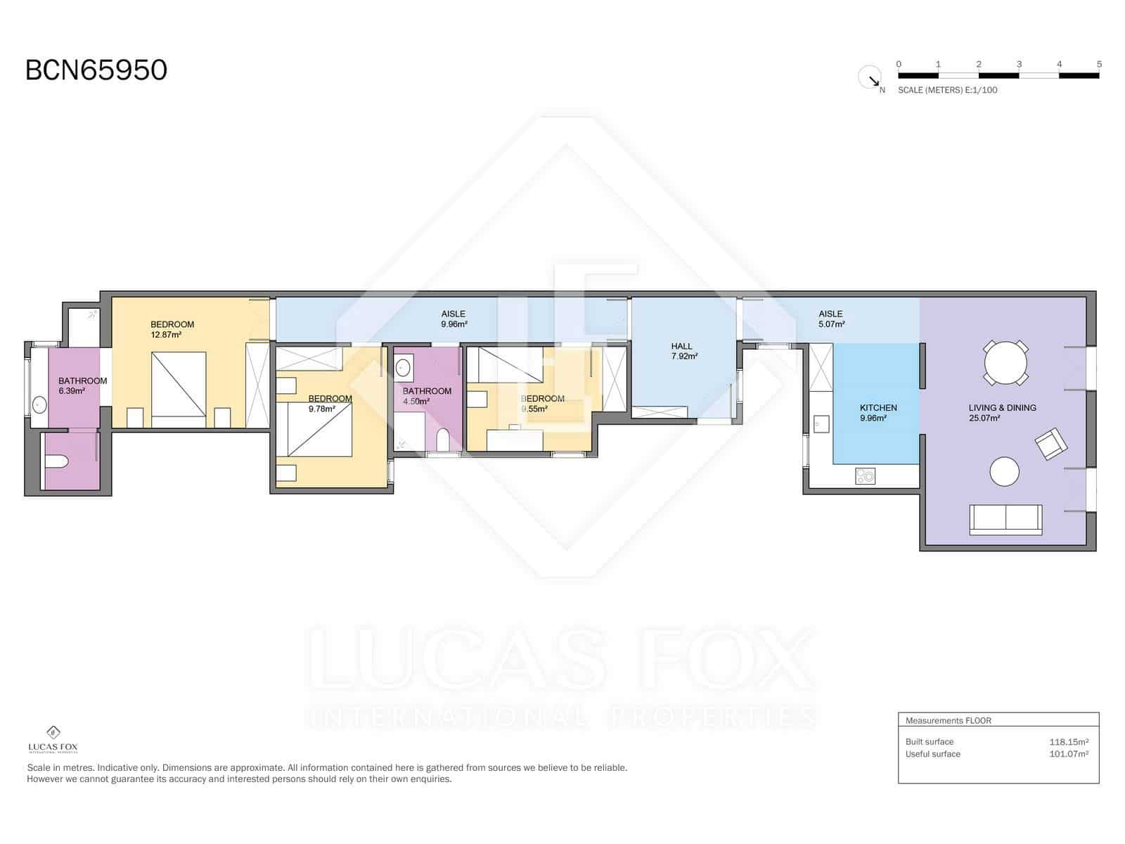 3 bedroom Apartment for sale in Barcelona city - € 1,100,000 (Ref: 9566716)