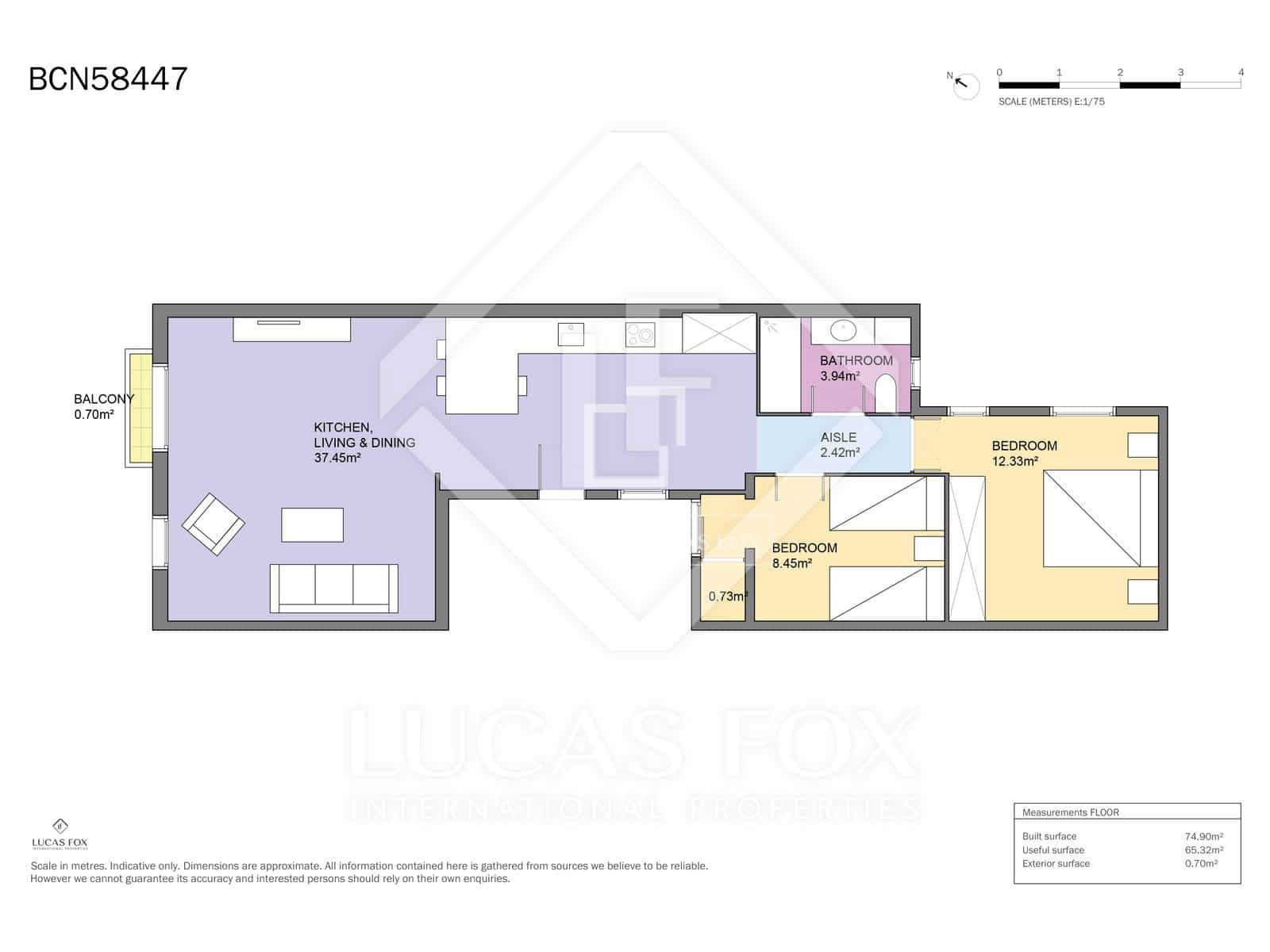 2 soveværelse Lejlighed til salg i Barcelona by - € 395.000 (Ref: 9570187)