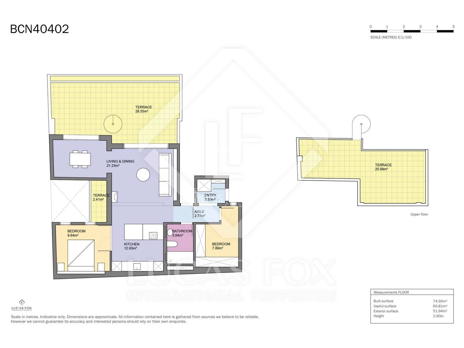 2 slaapkamer Penthouse te koop in Barcelona stad - € 795.000 (Ref: 9572099)