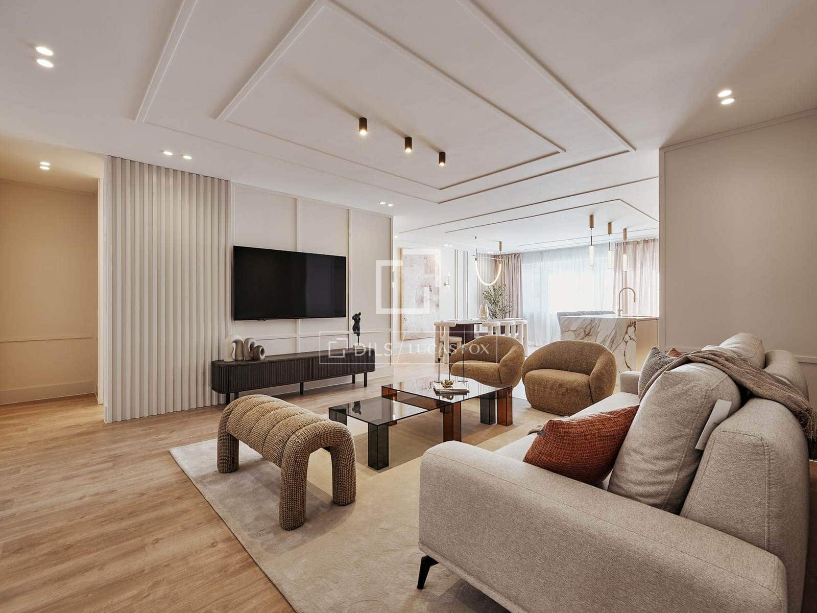 3 makuuhuone Huoneisto myytävänä paikassa Madrid kaupunki - 2 409 000 € (Ref: 9572294)