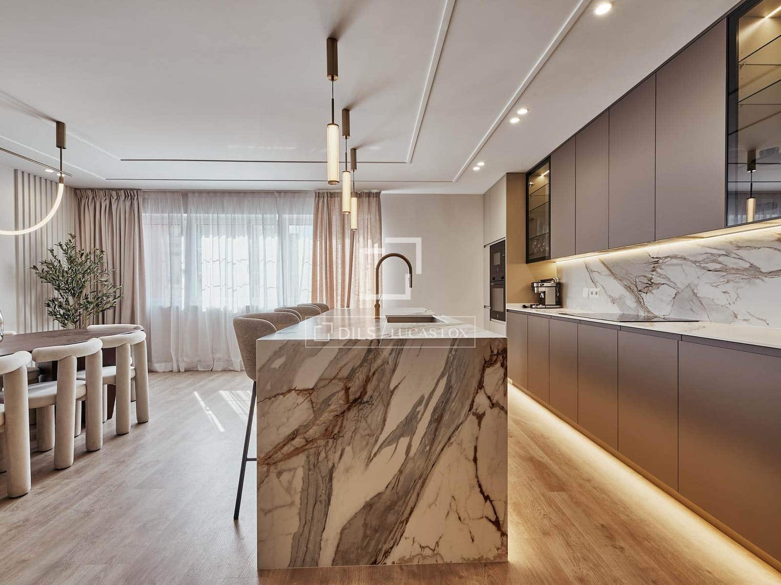 3 makuuhuone Huoneisto myytävänä paikassa Madrid kaupunki - 2 409 000 € (Ref: 9572294)