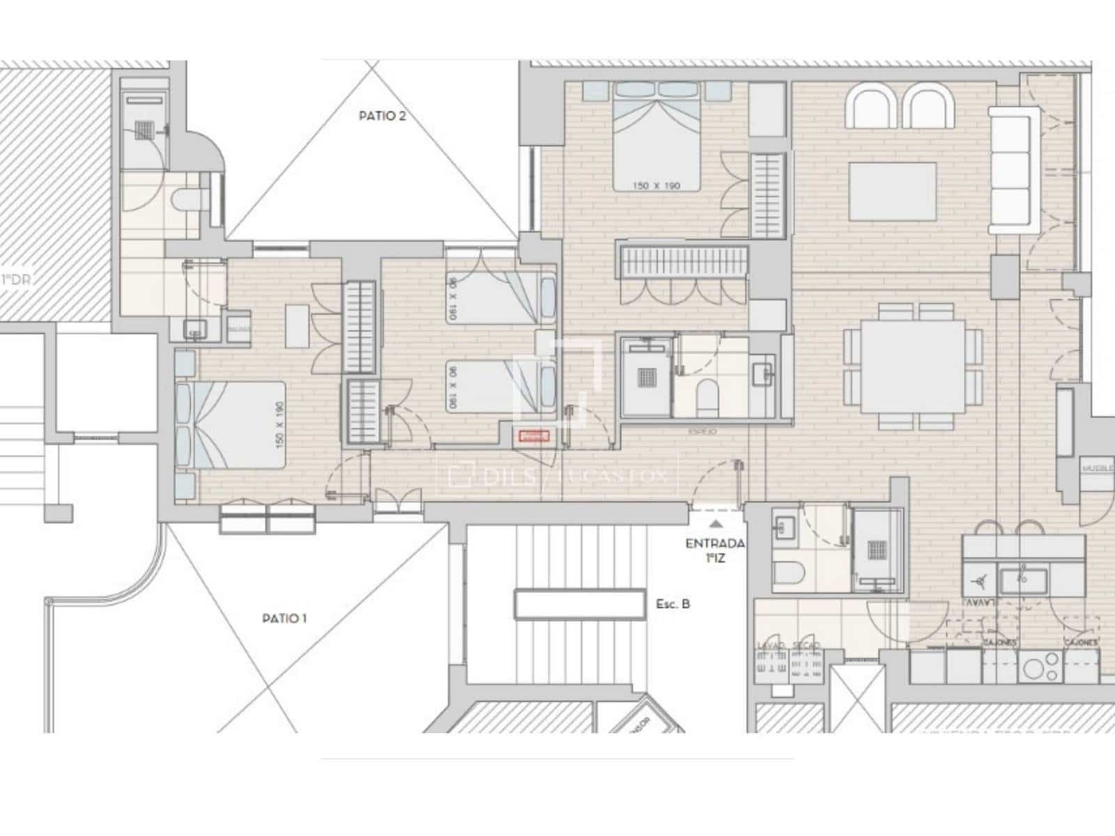 3 sypialnia Apartament na sprzedaż w Miasto Madryt - 1 659 000 € (Ref: 9584962)
