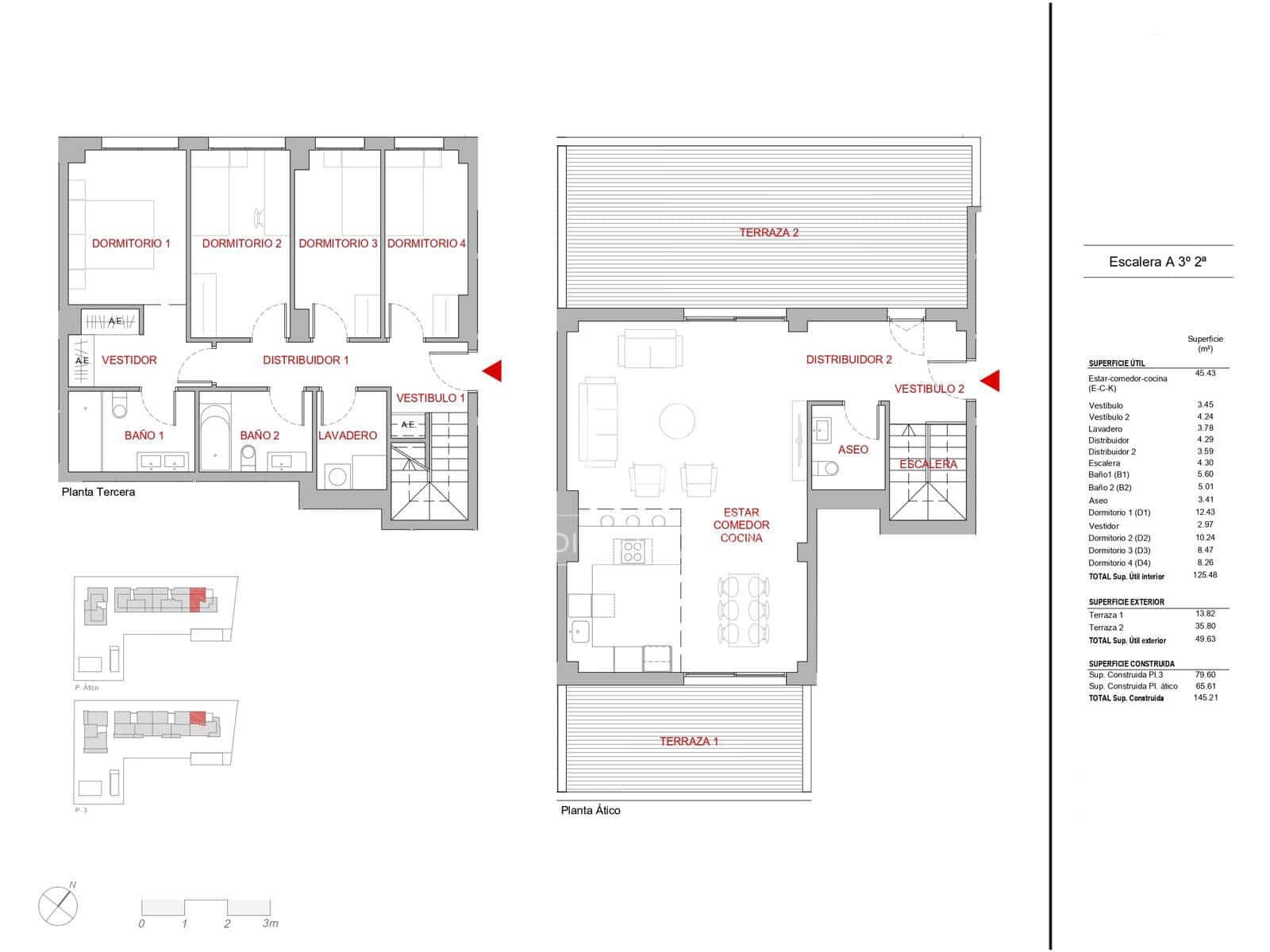 Apartamento de 4 habitaciones en Ibiza / Eivissa ciudad en venta con piscina garaje - 1.350.000 € (Ref: 9592060)