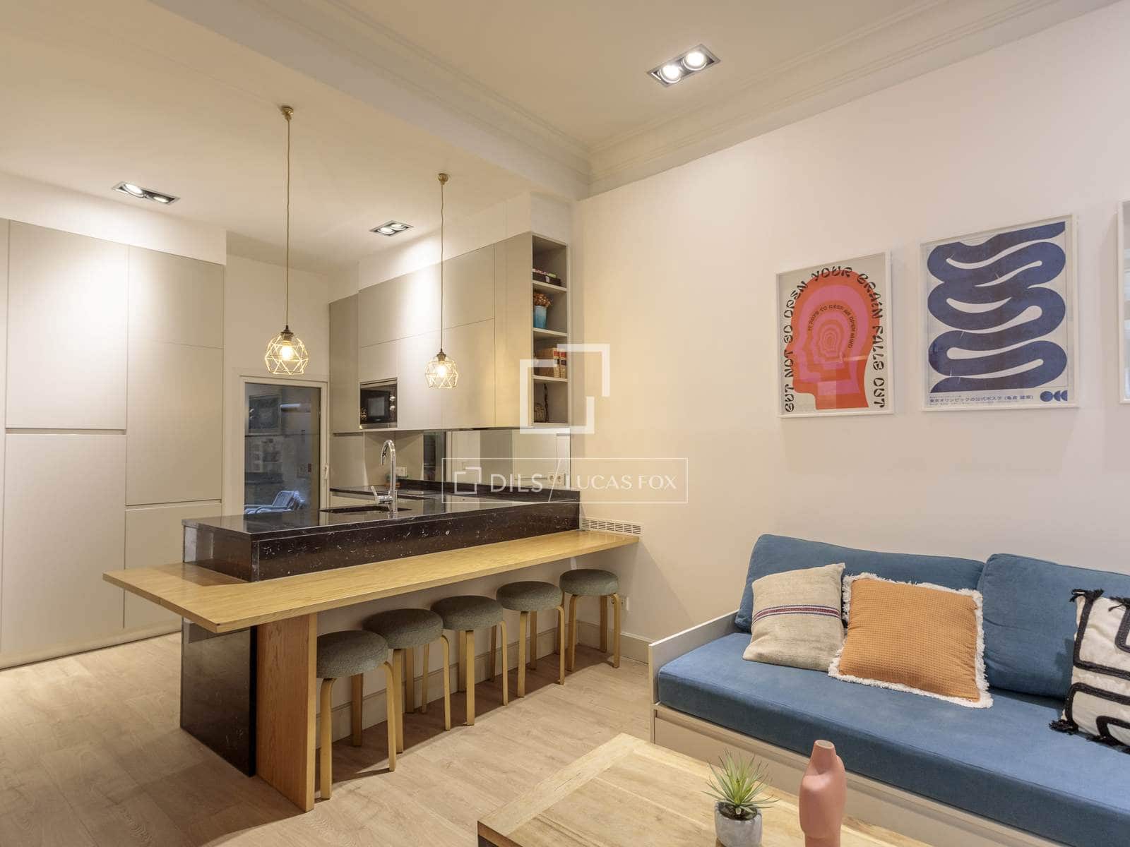 1 slaapkamer Appartement te huur in Madrid stad - € 2.500 (Ref: 9592185)