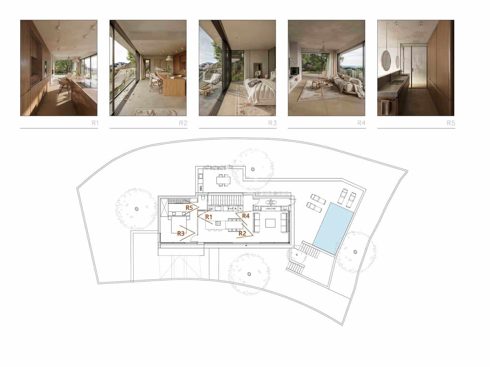 3 Zimmer Villa zu verkaufen in Sant Feliu de Guixols mit Pool Garage - 1.050.000 € (Ref: 9593107)