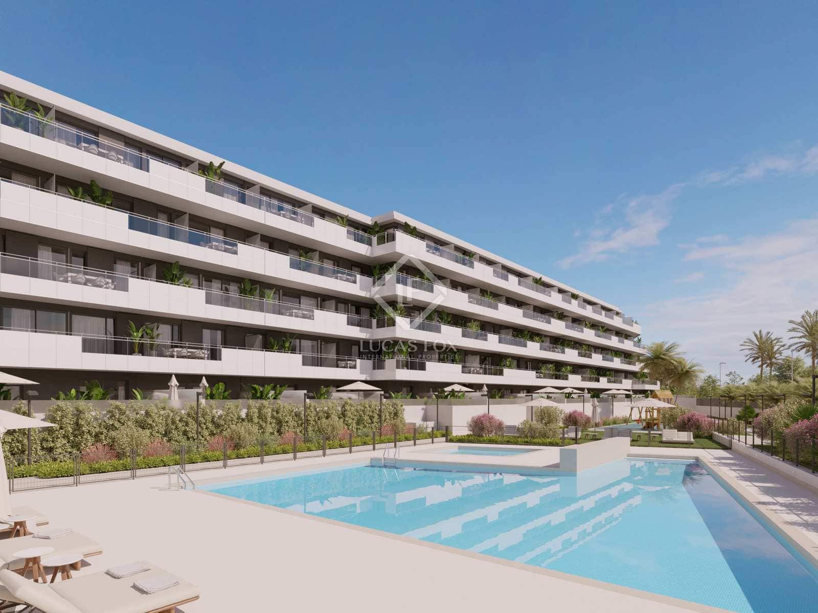 3 sypialnia Apartament na sprzedaż w Miasto Ibiza / Eivissa z basenem garażem - 664 600 € (Ref: 9596500)