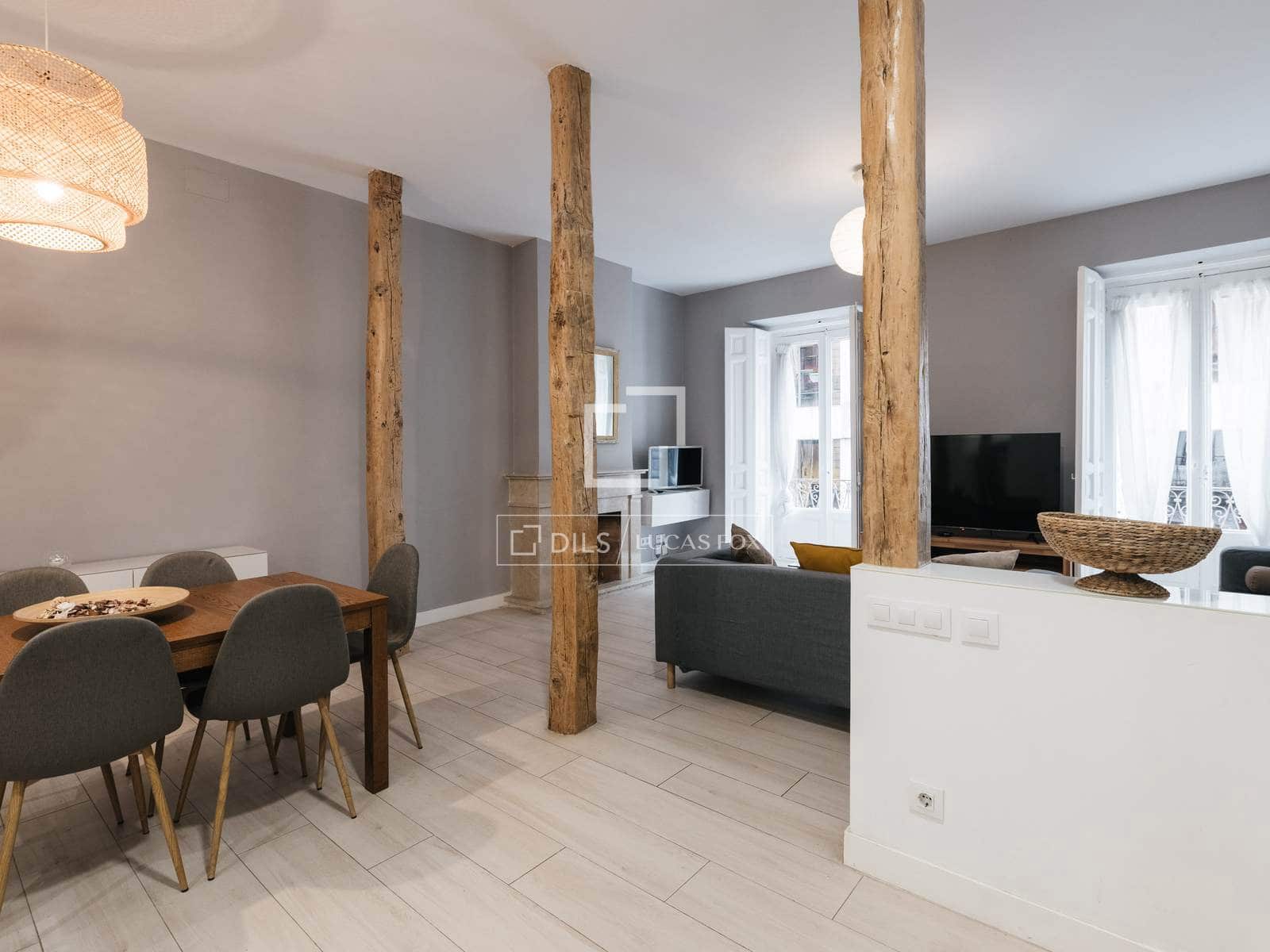 Appartement de 1 chambre à louer à Madrid ville - 3 000 € (Ref: 9596503)