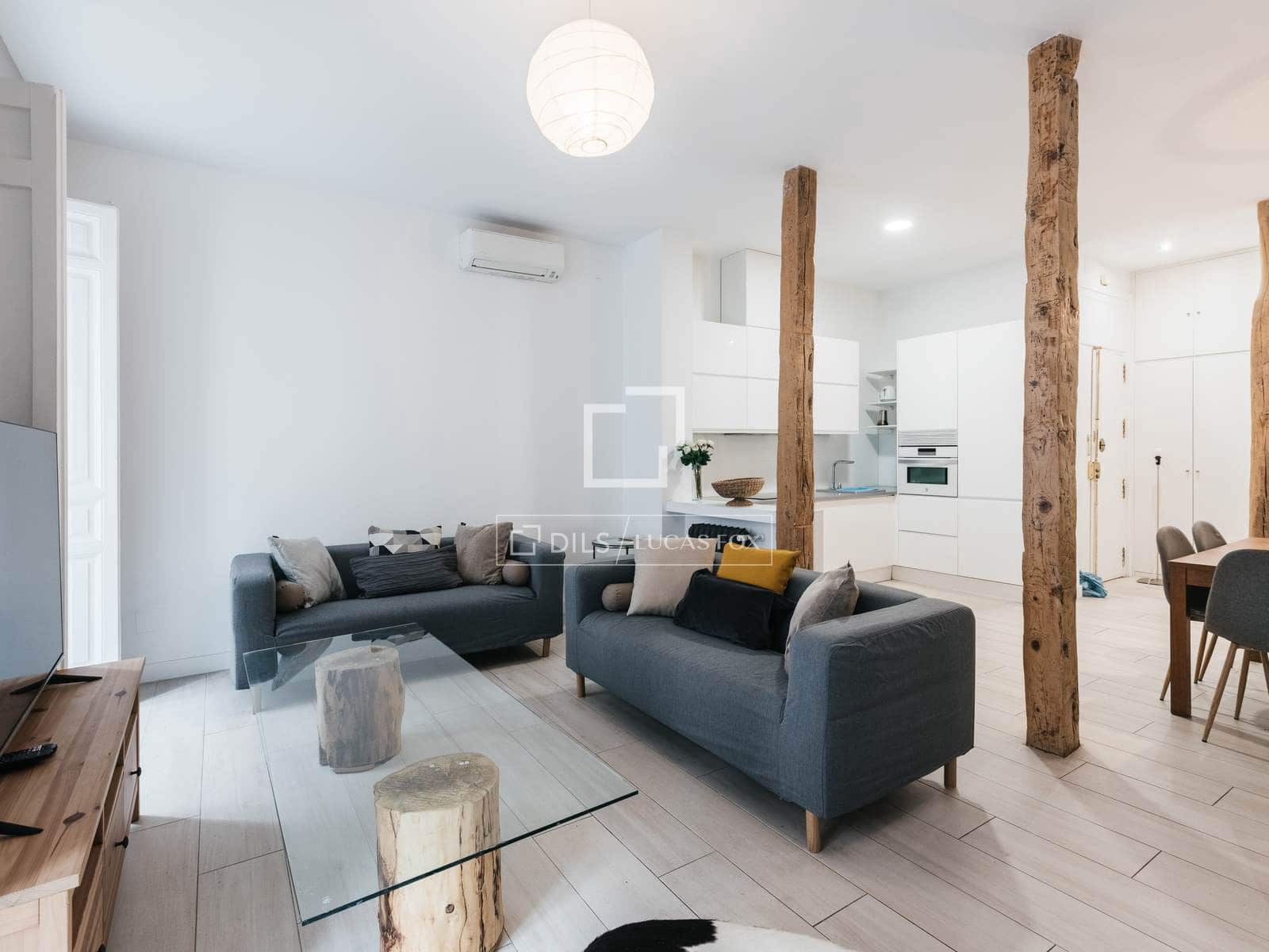 Appartement de 1 chambre à louer à Madrid ville - 3 000 € (Ref: 9596503)