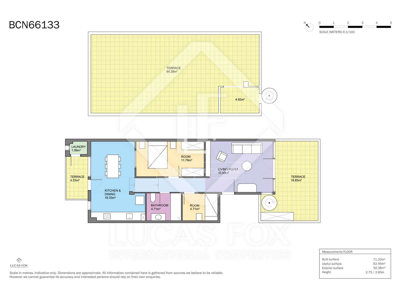 2 makuuhuone Huoneisto myytävänä paikassa Barcelona kaupunki - 630 000 € (Ref: 9596845)