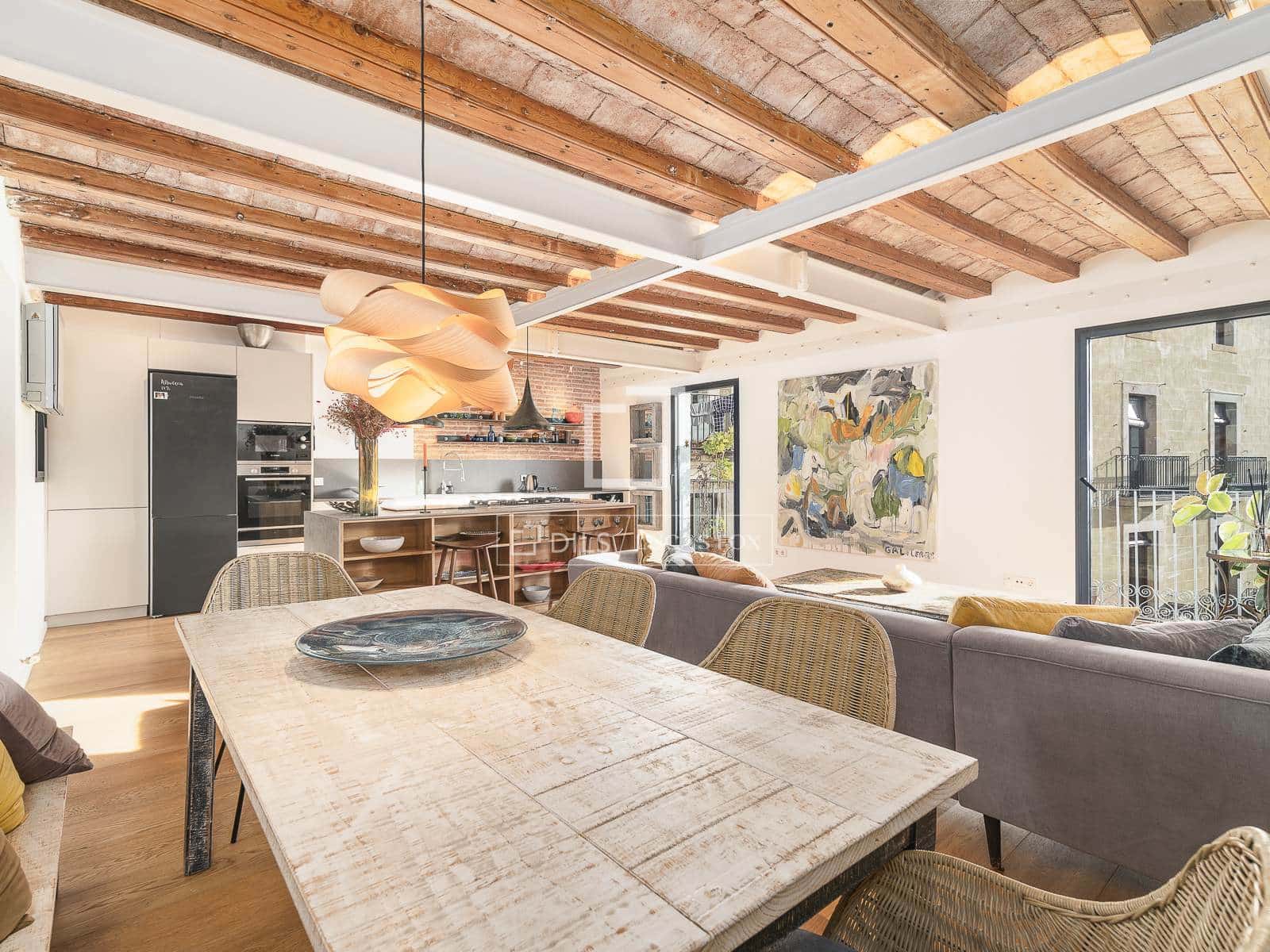 Ático de 2 habitaciones en Barcelona ciudad en venta - 895.000 € (Ref: 9598084)