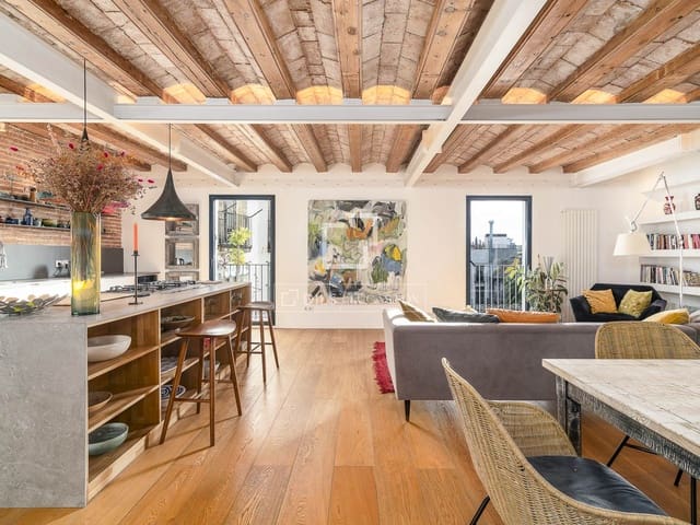 Ático de 2 habitaciones en Barcelona ciudad en venta - 895.000 € (Ref: 9598084)
