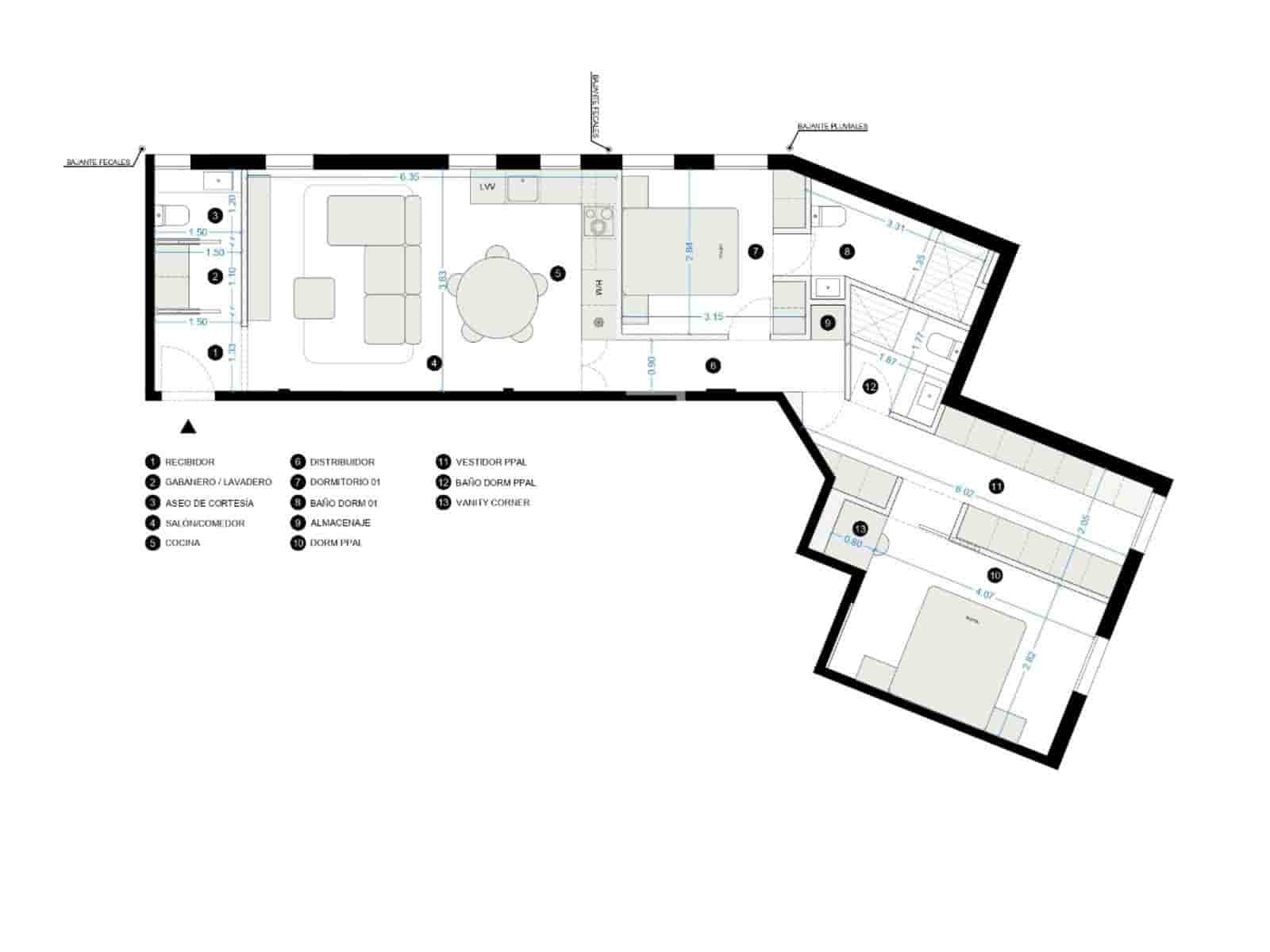 3 soveværelse Lejlighed til salg i Madrid by - € 960.000 (Ref: 9598324)