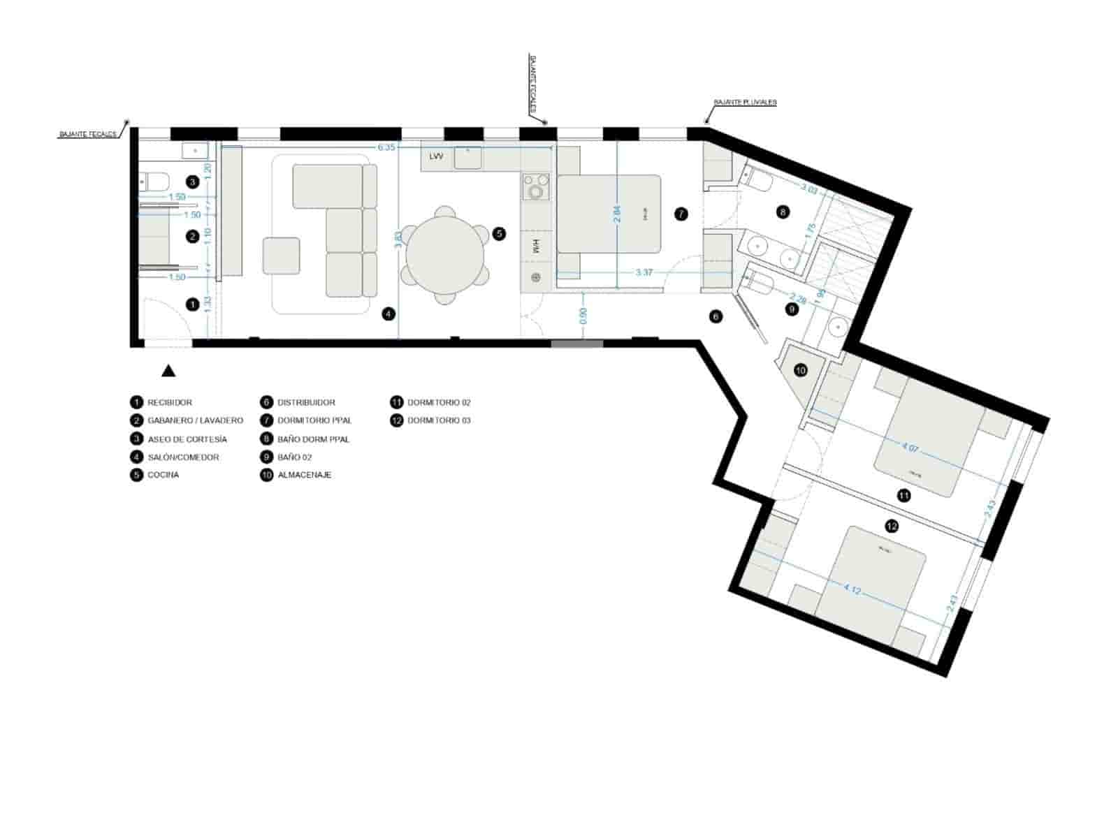 3 soveværelse Lejlighed til salg i Madrid by - € 960.000 (Ref: 9598324)