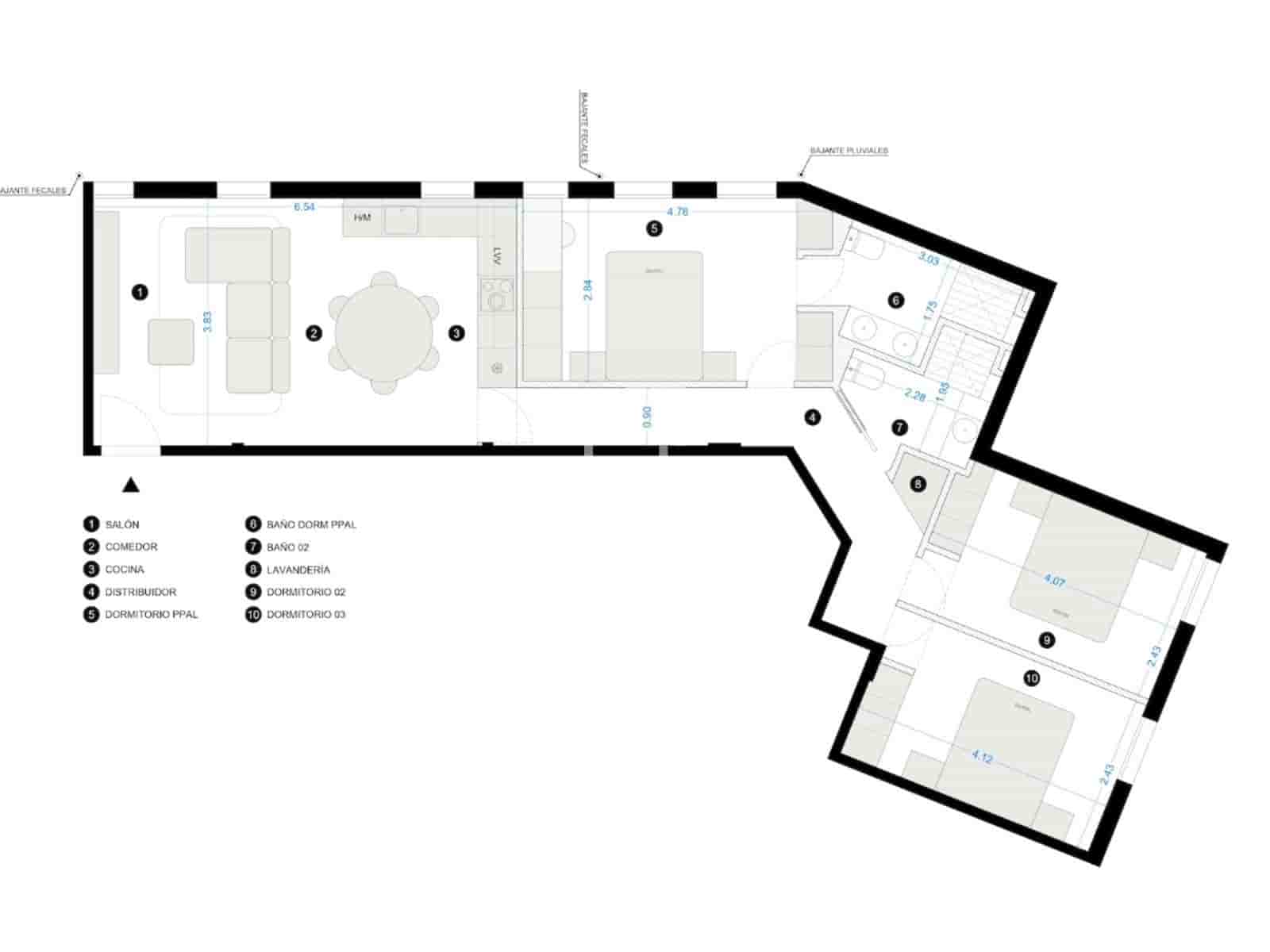 3 soveværelse Lejlighed til salg i Madrid by - € 960.000 (Ref: 9598324)