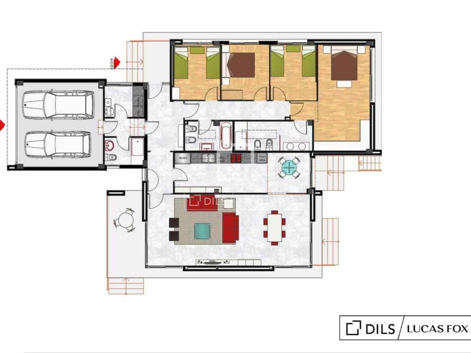 4 chambre Villa/Maison à vendre à Castellvell del Camp avec piscine garage - 575 000 € (Ref: 9598459)