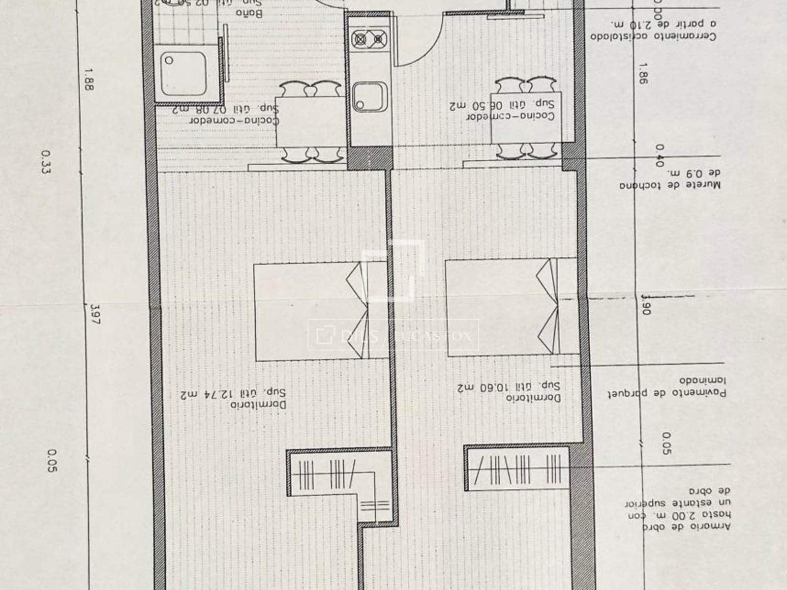 Apartamento de 2 habitaciones en Barcelona ciudad en venta - 378.000 € (Ref: 9603436)