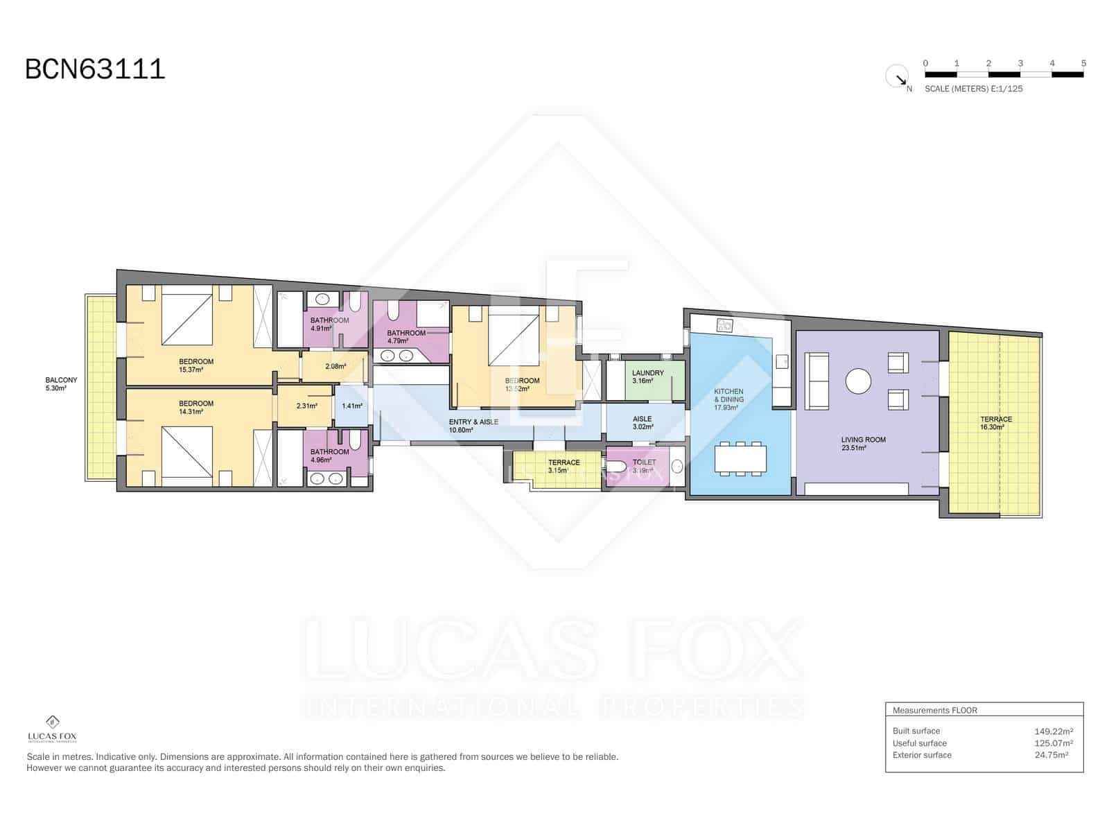 Apartamento de 3 habitaciones en Barcelona ciudad en venta - 1.860.000 € (Ref: 9603572)