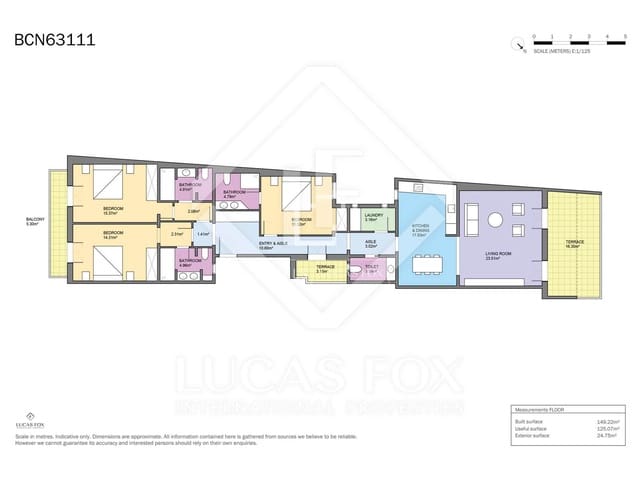Apartamento de 3 habitaciones en Barcelona ciudad en venta - 1.860.000 € (Ref: 9603572)