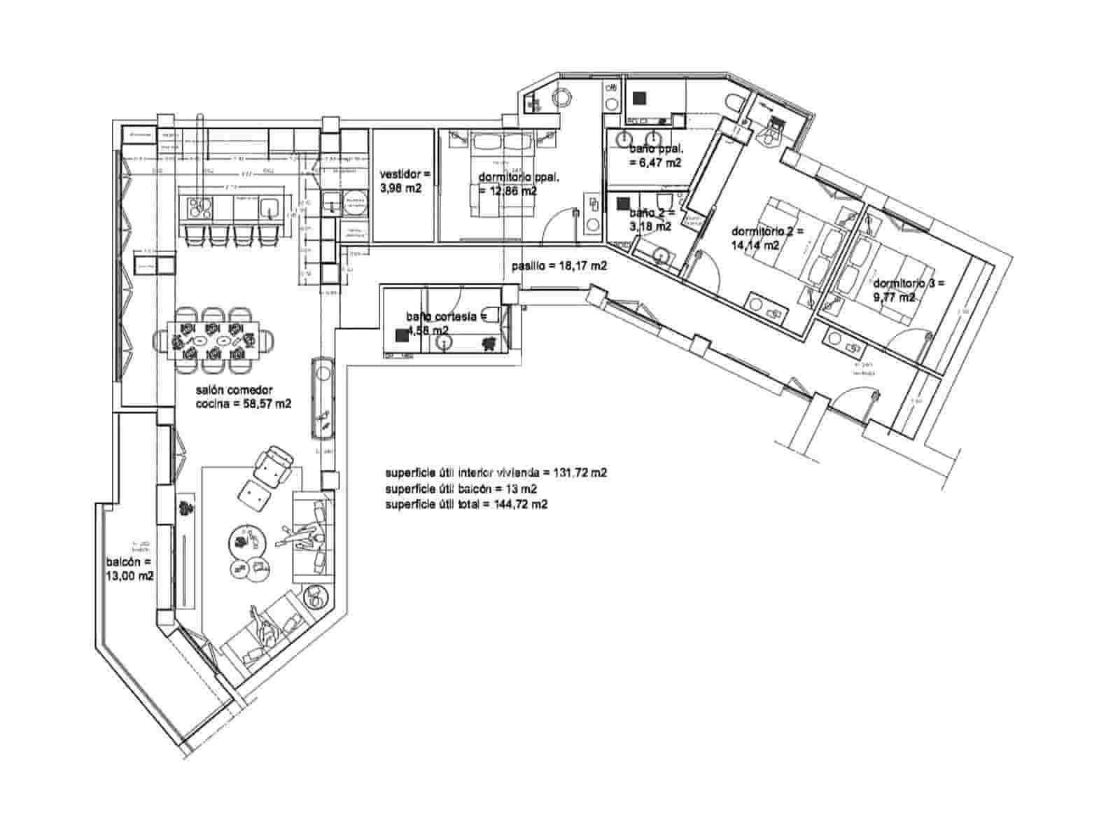 3 camera da letto Attico in vendita in Alicante citta - 890.000 € (Rif: 9603673)
