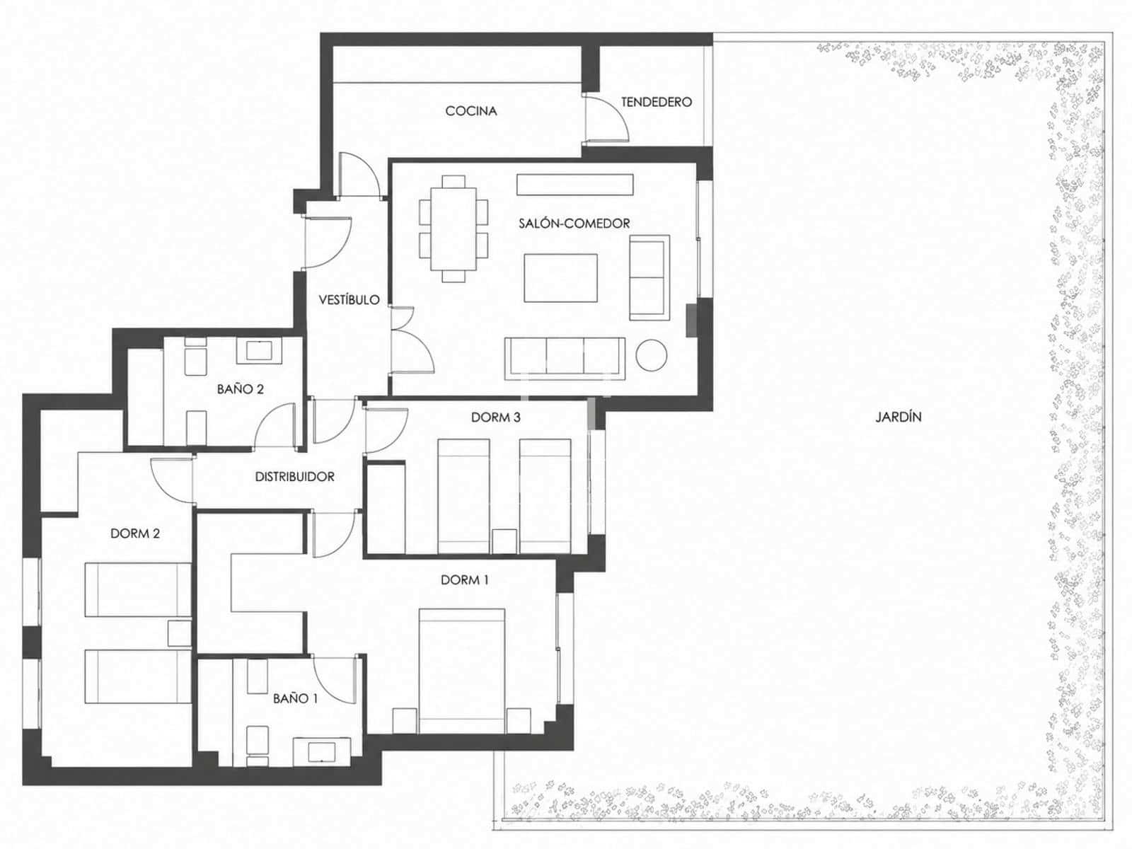 3 slaapkamer Appartement te koop in Madrid stad met zwembad garage - € 995.000 (Ref: 9603674)