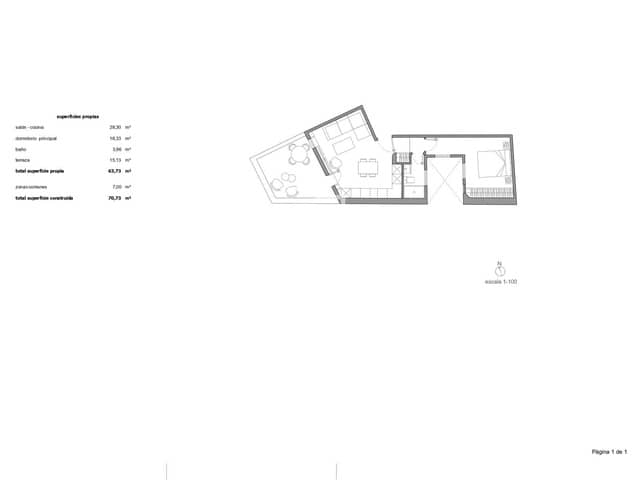 1 soverom Penthouse til salgs i Trafalgar, Madrid by - € 1 080 000 (Ref: 9605395)