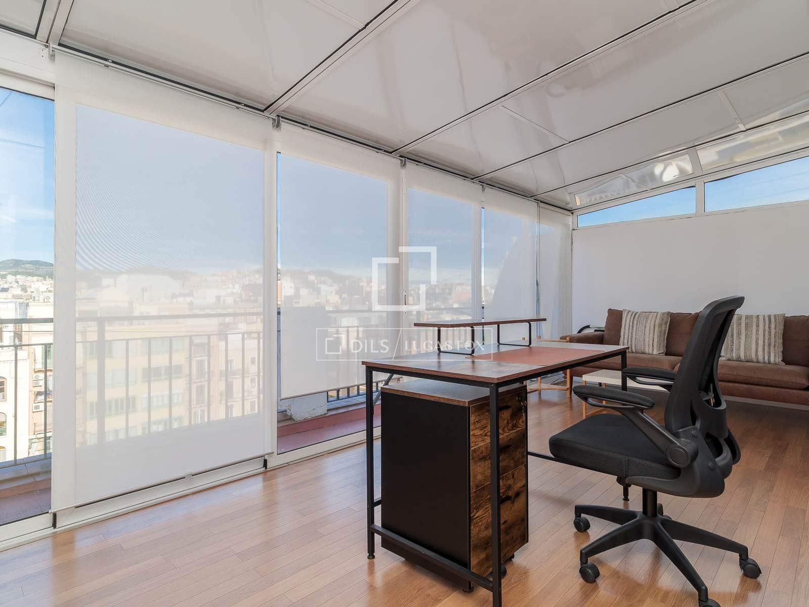 Ático de 2 habitaciones en Barcelona ciudad en alquiler - 2.900 € (Ref: 9606326)