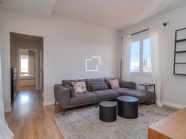 Ático de 2 habitaciones en Barcelona ciudad en alquiler - 2.900 € (Ref: 9606326)