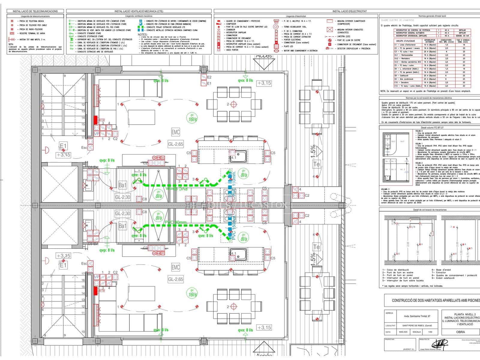5 soverom Villa til salgs i Sant Pere de Ribes med svømmebasseng garasje - € 995 000 (Ref: 9609511)